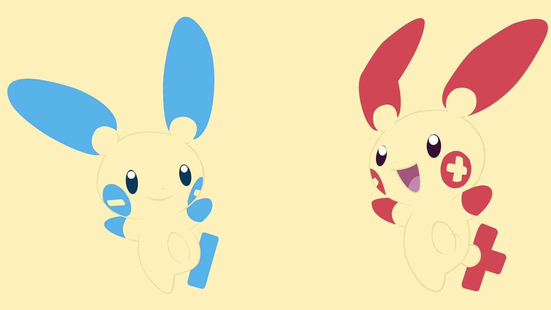 1920x1080 Minun and Plusle Full HD Wallpaper and Background Imagex1080, Desktop