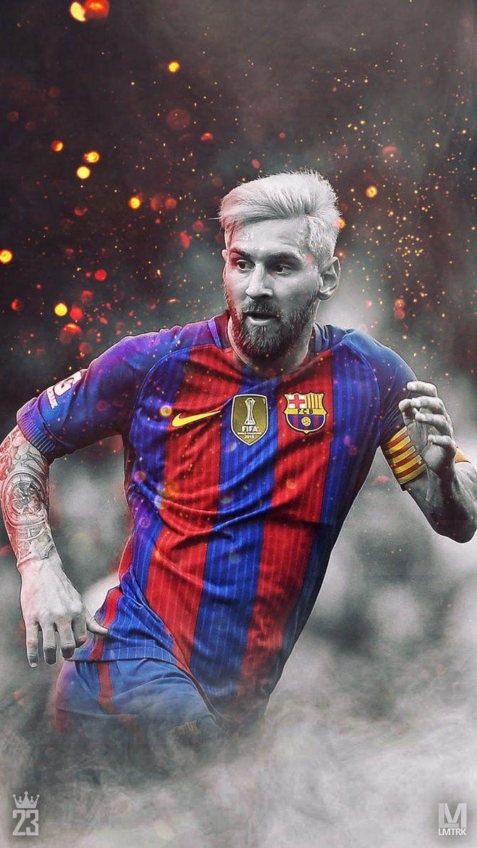 670x1200 Adidas Messi iPhone Wallpaper, Phone