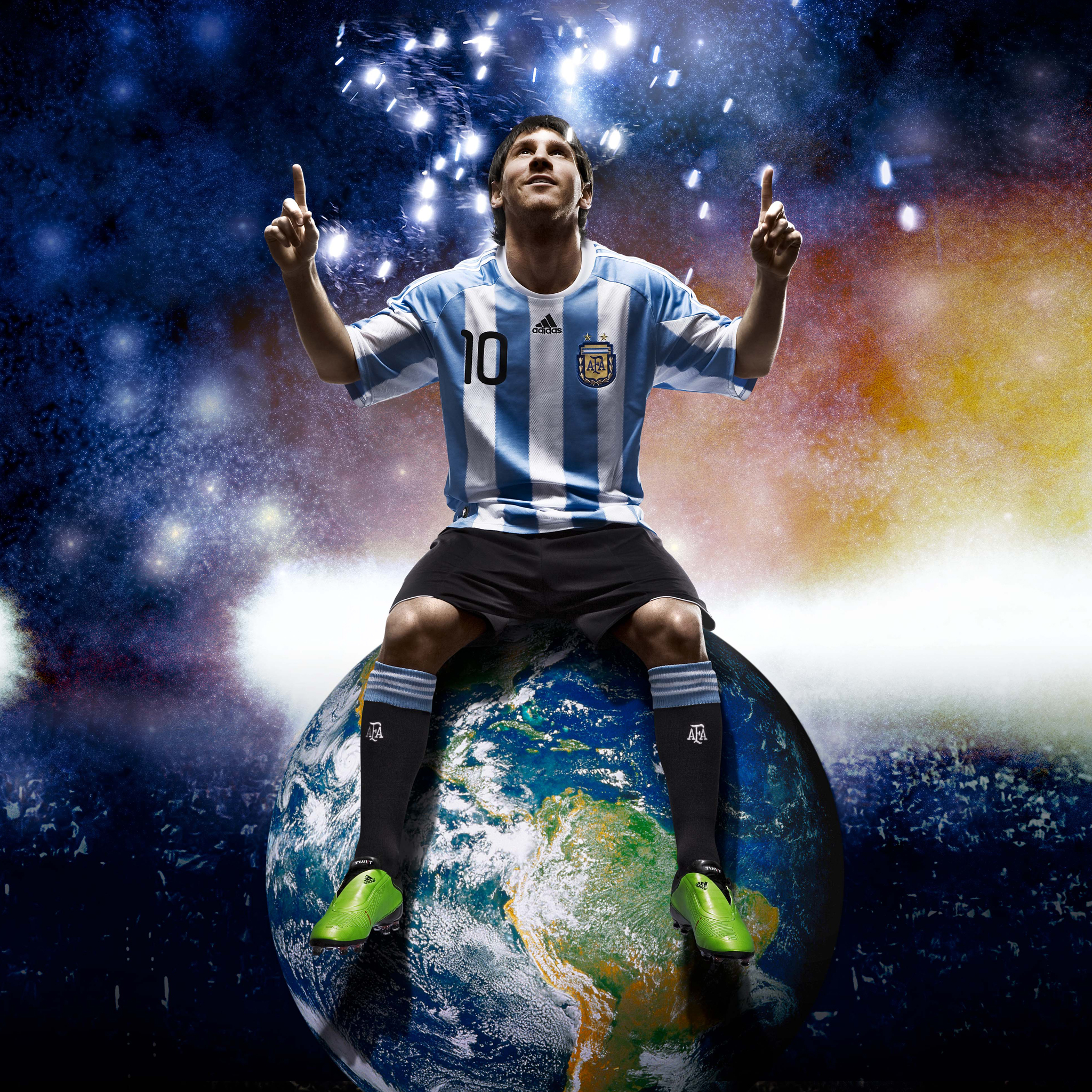 2050x2050 Leo Messi Wallpaper for iPhone Pro Max, X, 6, Phone