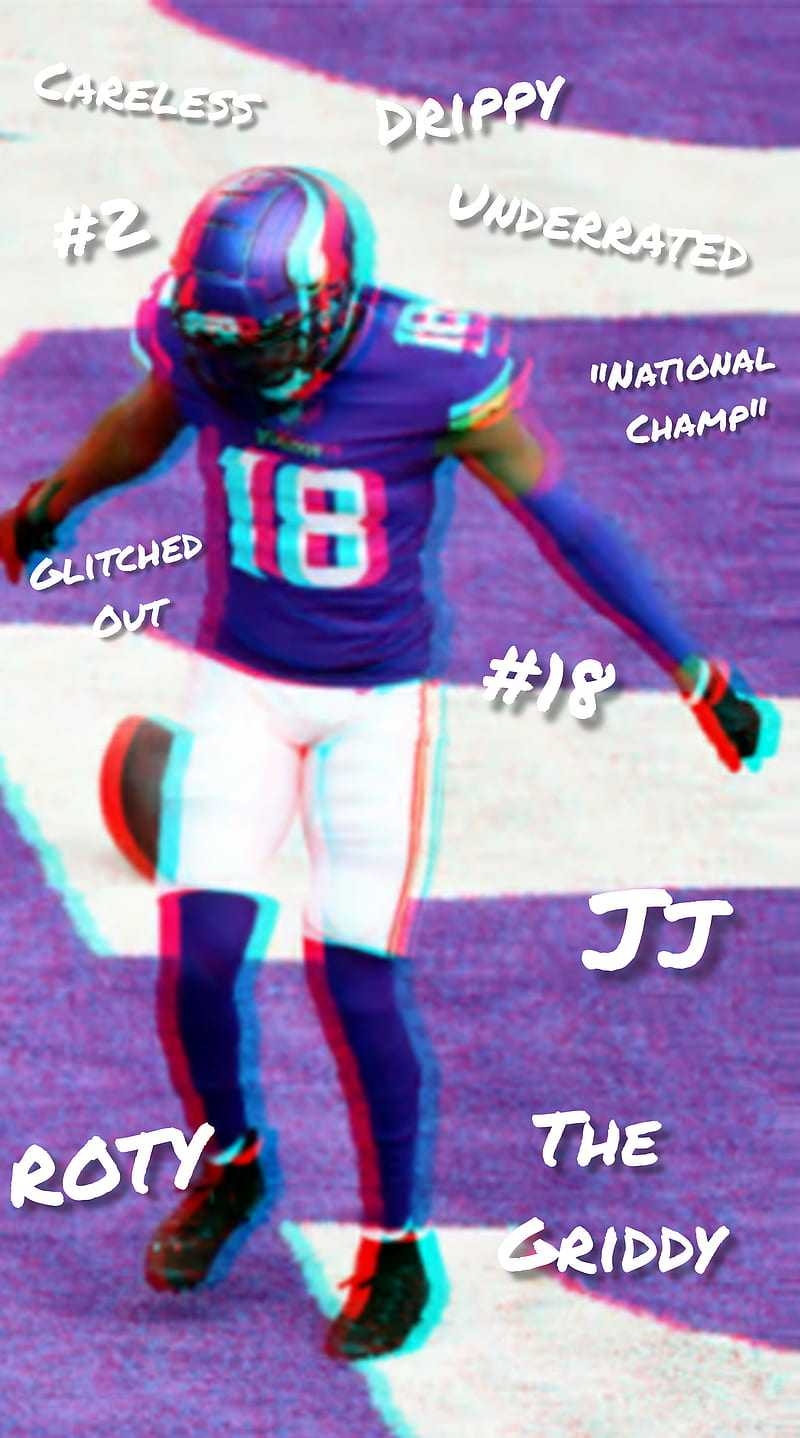 800x1440 Justin Jefferson Wallpaper, Phone