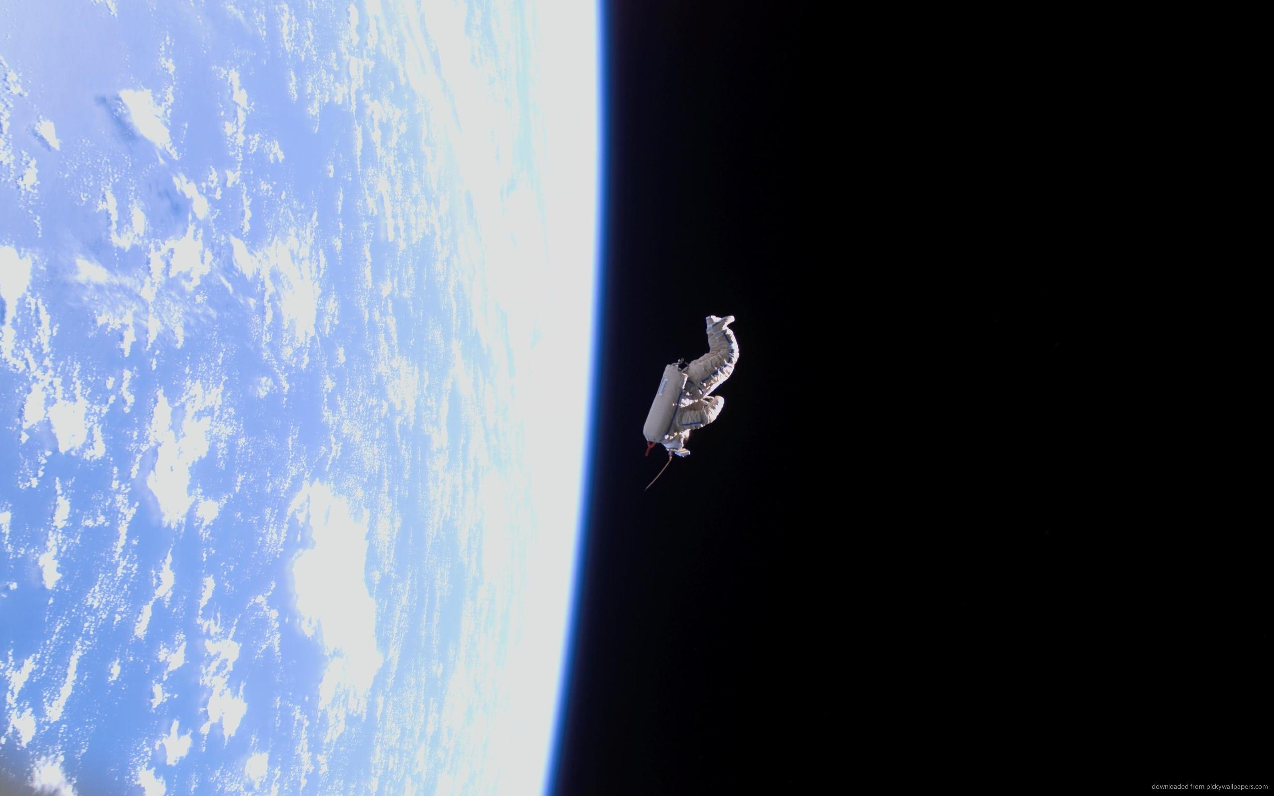 2560x1600 Download  Gravity Astronaut Drifting In Space Wallpaper, Desktop