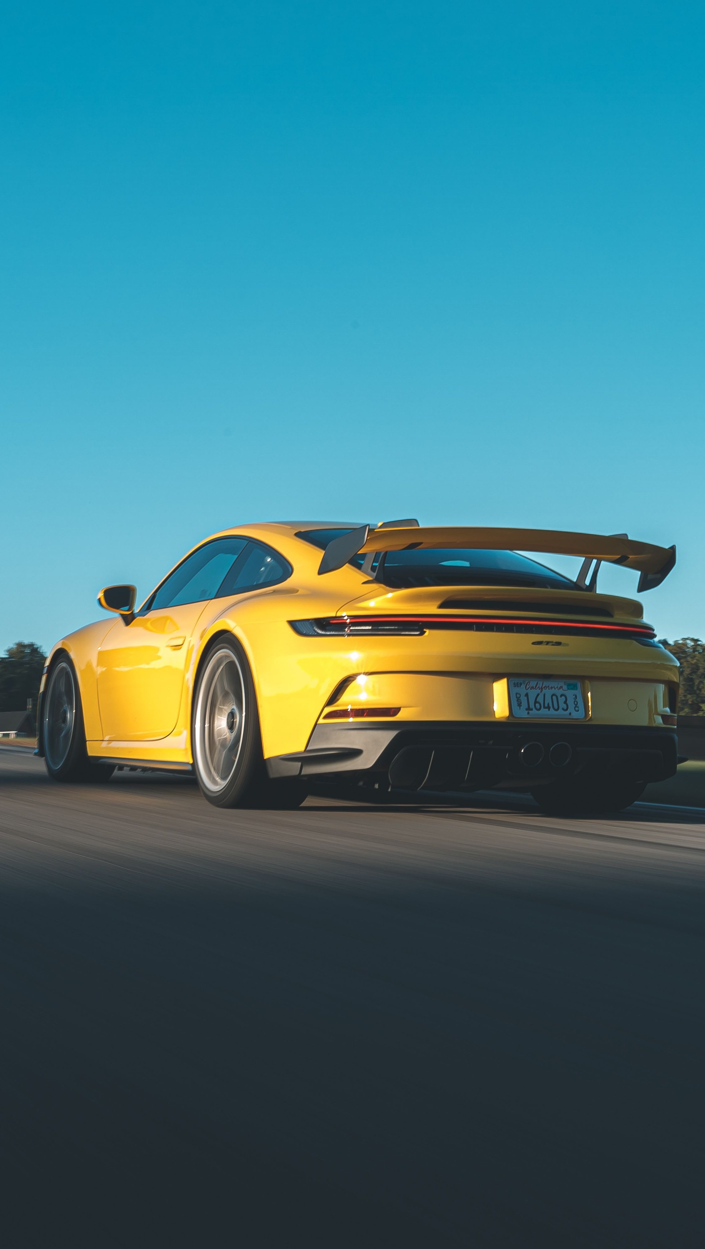 2260x4000 Porsche 911 GT3 2022 rear Wallpaper, Phone