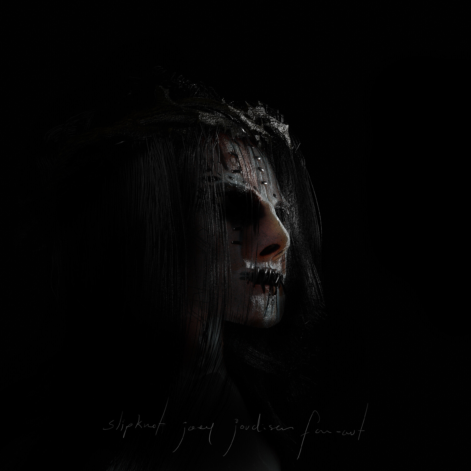 1920x1920 Israel Martinez Joey Jordison Fan Art, Phone