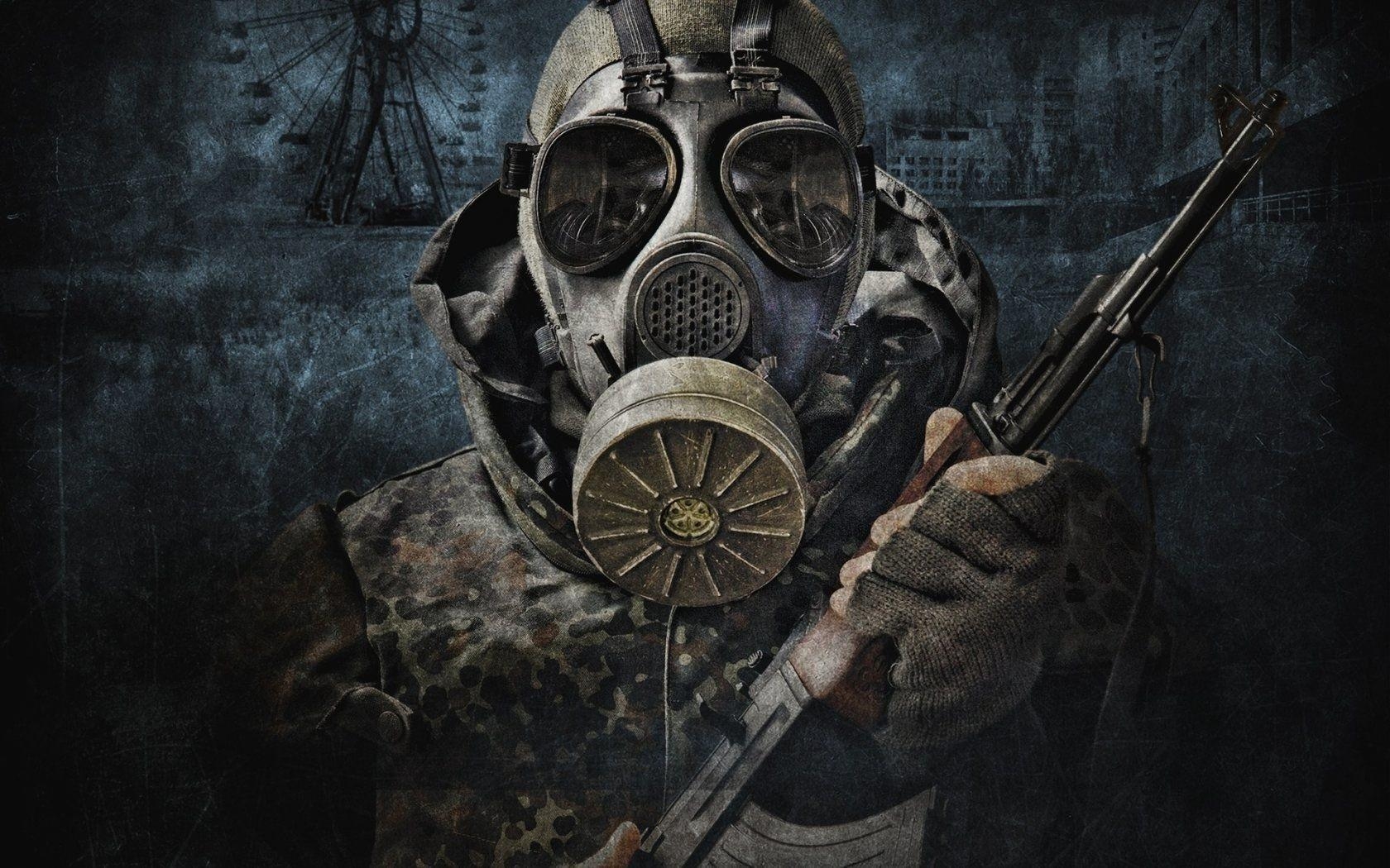 1680x1050 Gas Mask HD Wallpaper, Desktop