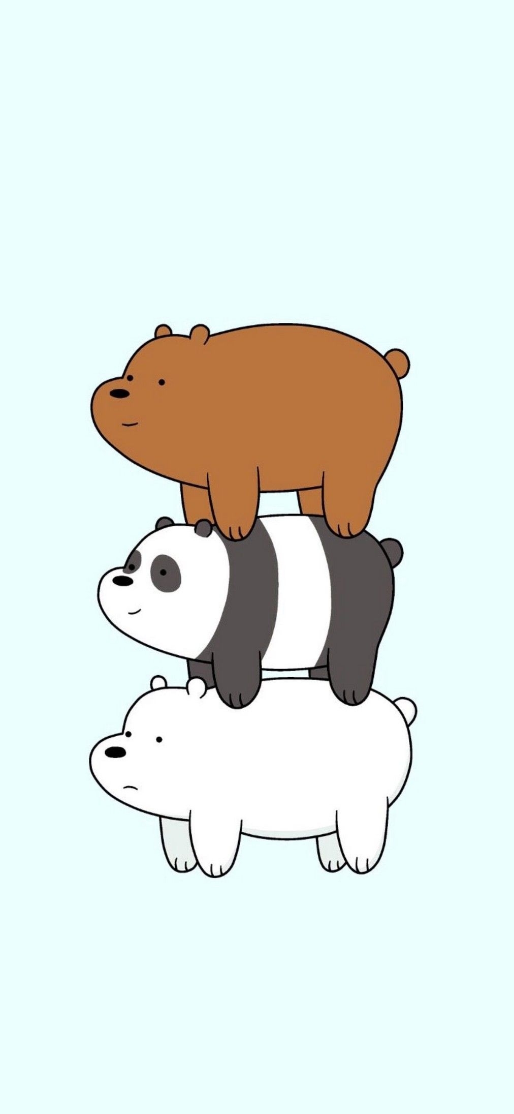 1020x2200 We Bare Bears Wallpaper, Phone