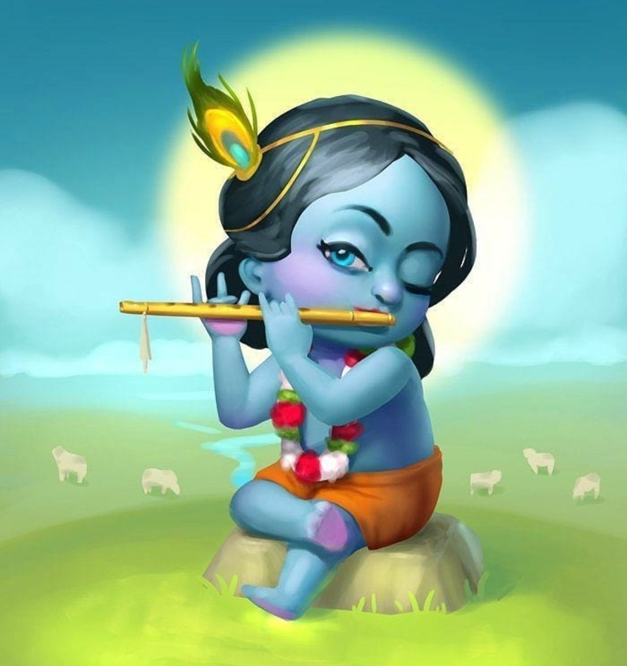 1250x1320 Picture. Cute krishna, Baby krishna, Cartoons krishna, Phone