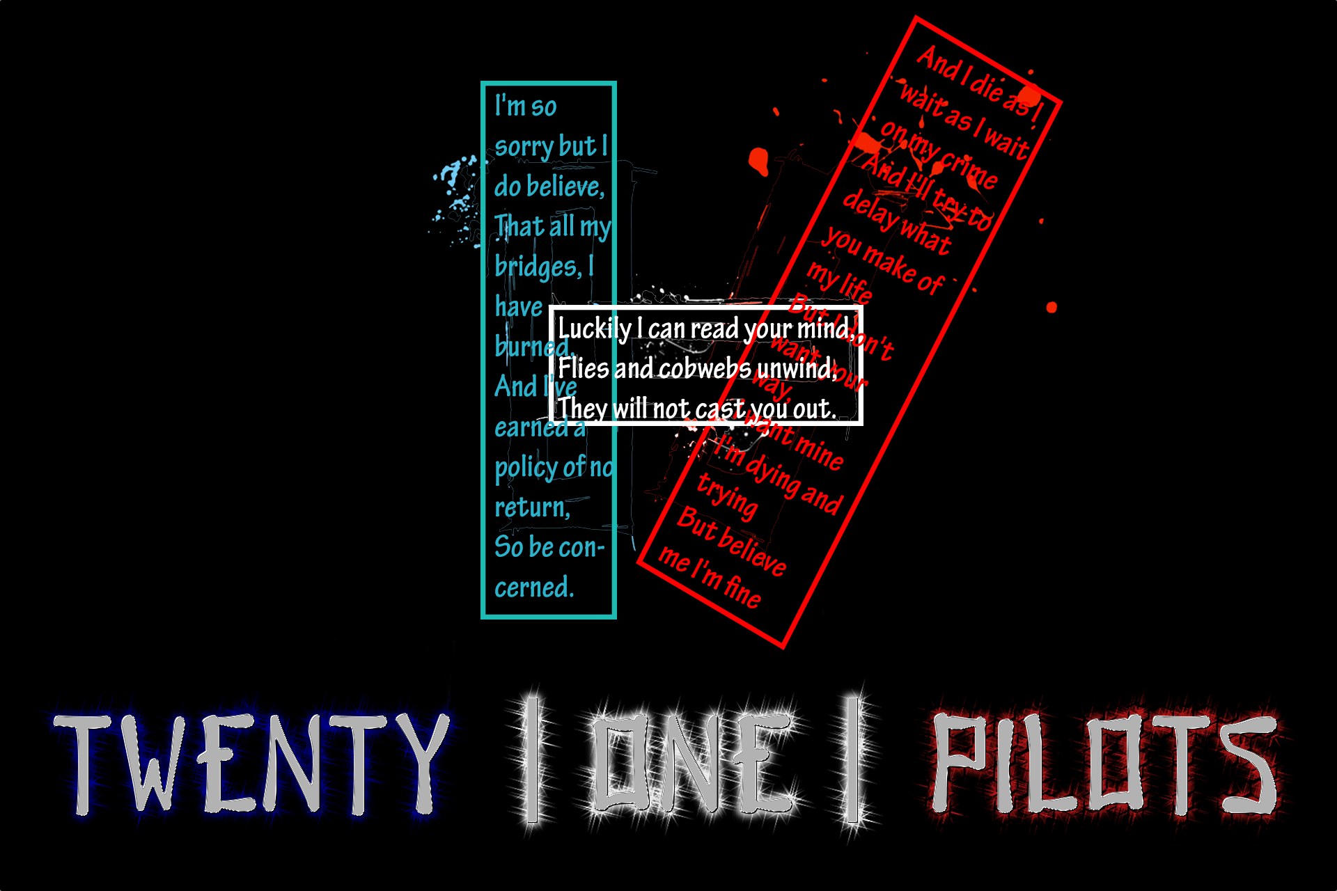 1920x1280 Twenty One Pilots Lyrics Wallpaper, Desktop