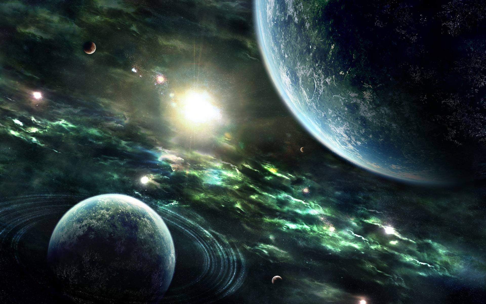 1920x1200 Planets Wallpaper Border, Desktop