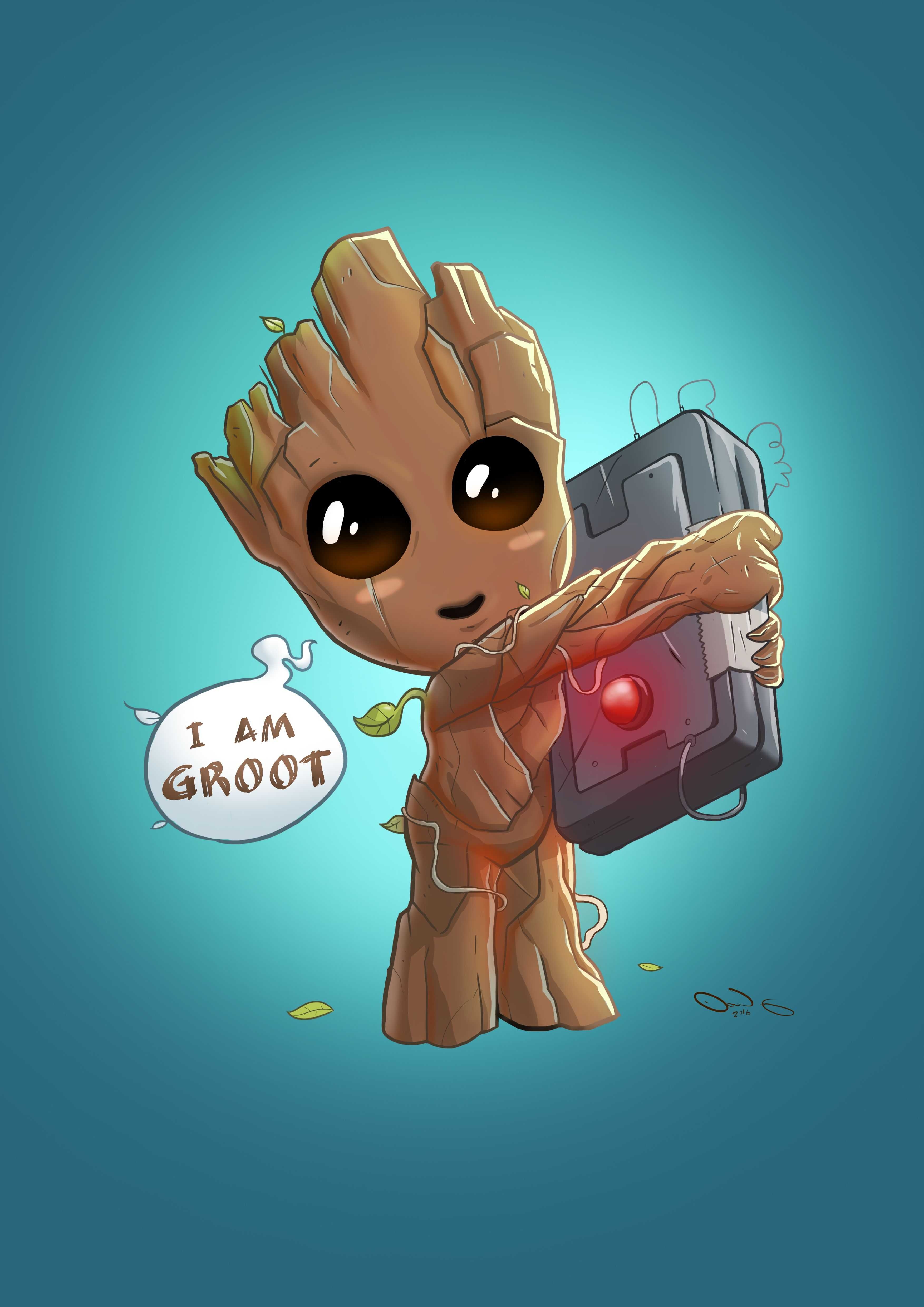 3510x4970 Baby Groot Wallpaper, Phone