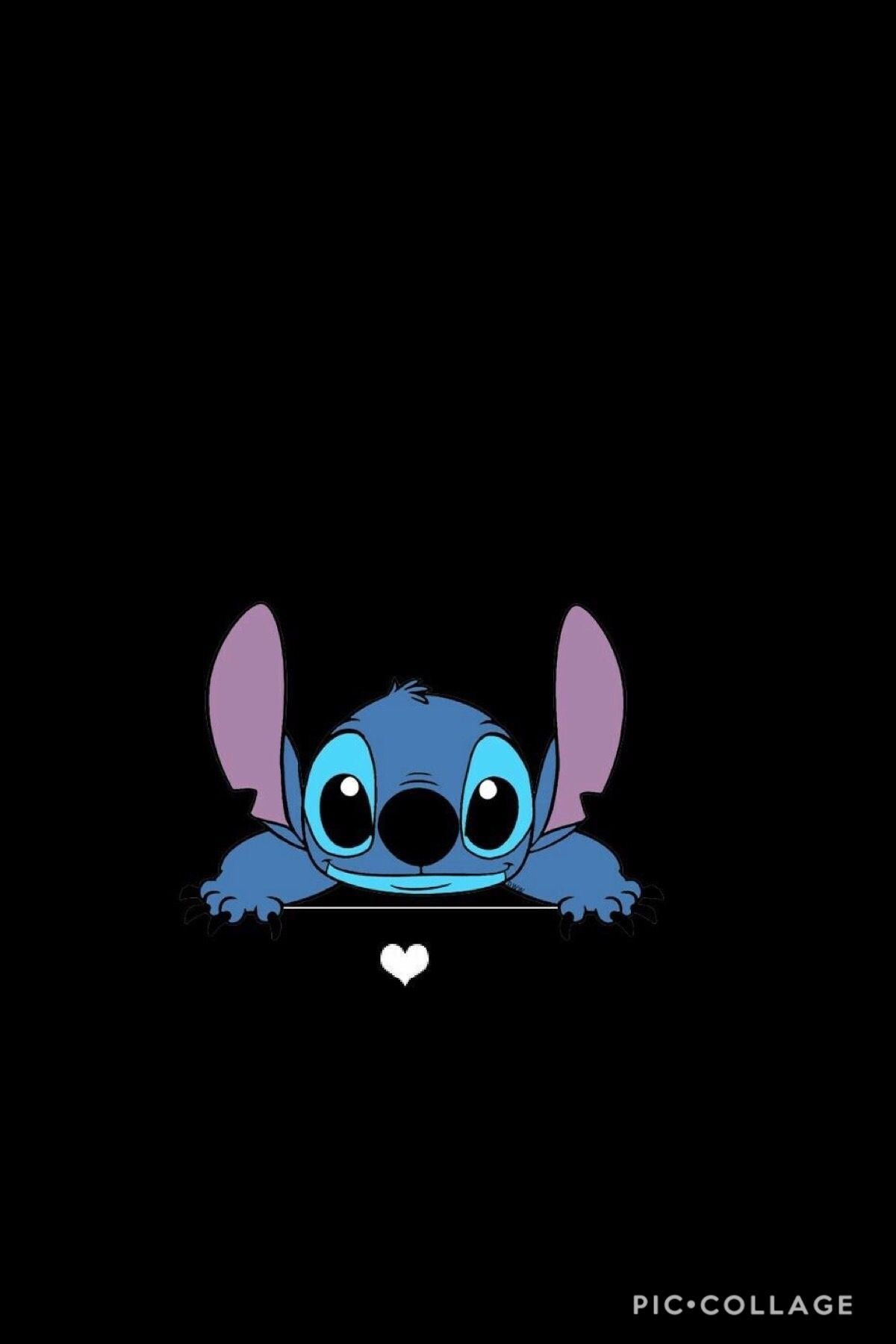 1200x1800 Stitch Black Wallpaper Free Stitch Black Background, Phone