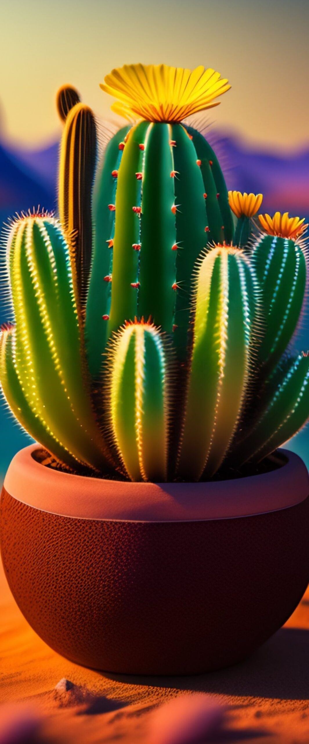 1070x2560 Best Cactus iPhone Wallpaper [ 4k & HD Quality ], Phone