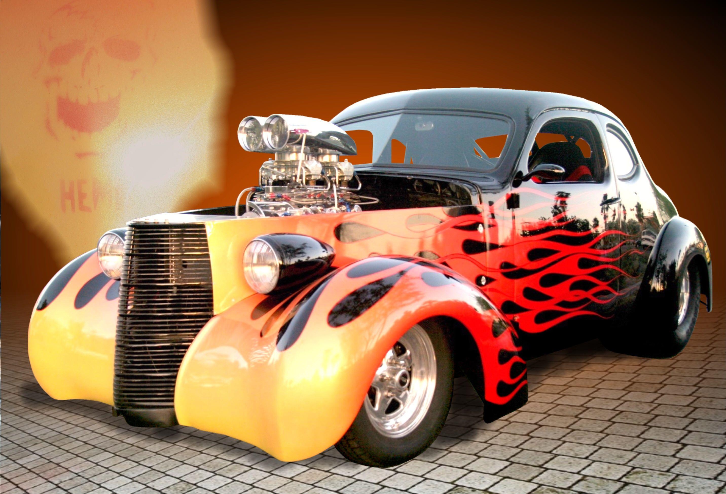 2870x1950 Awesome Hot Rod Wallpaper, Desktop