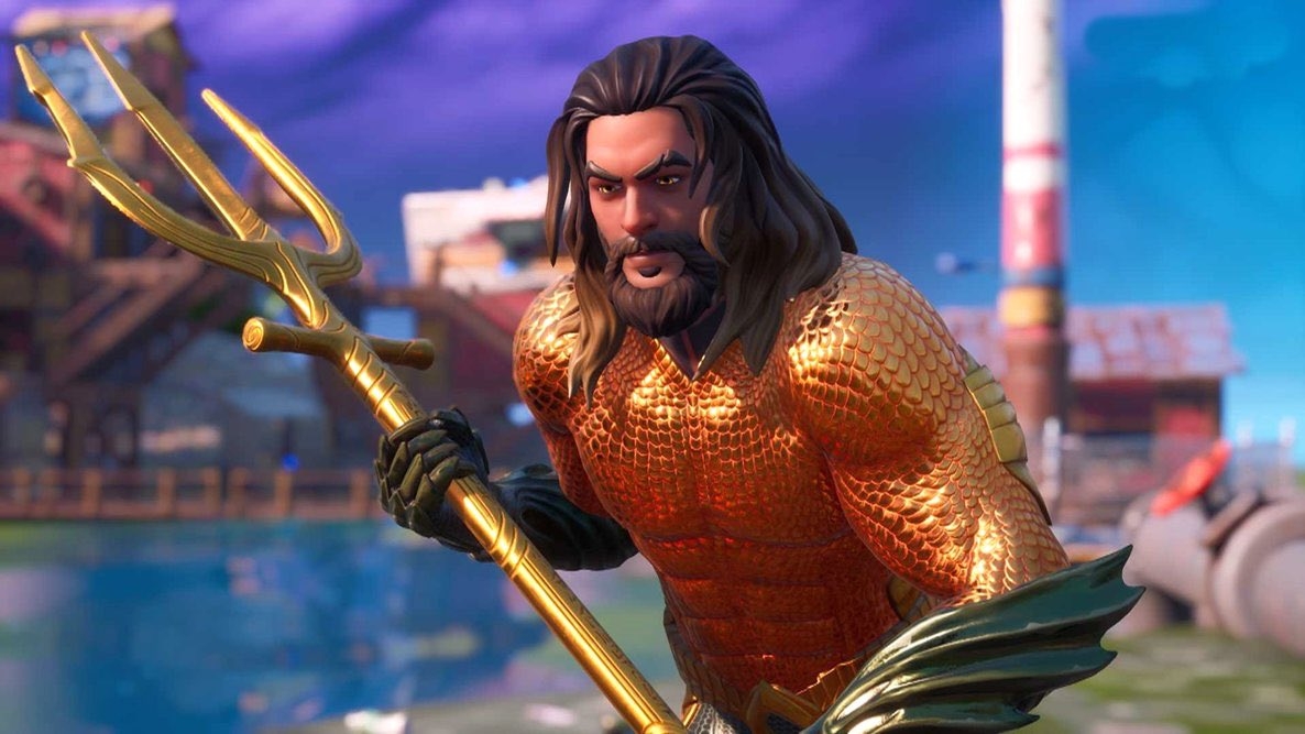 1190x670 Aquaman Fortnite wallpaper, Desktop