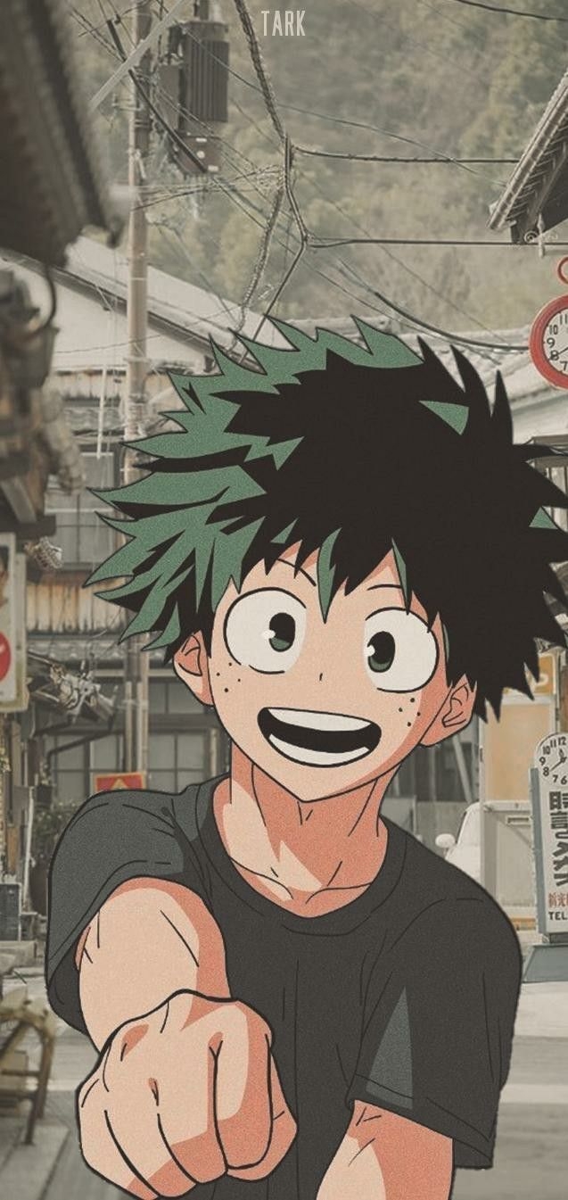 640x1350 Deku, Phone