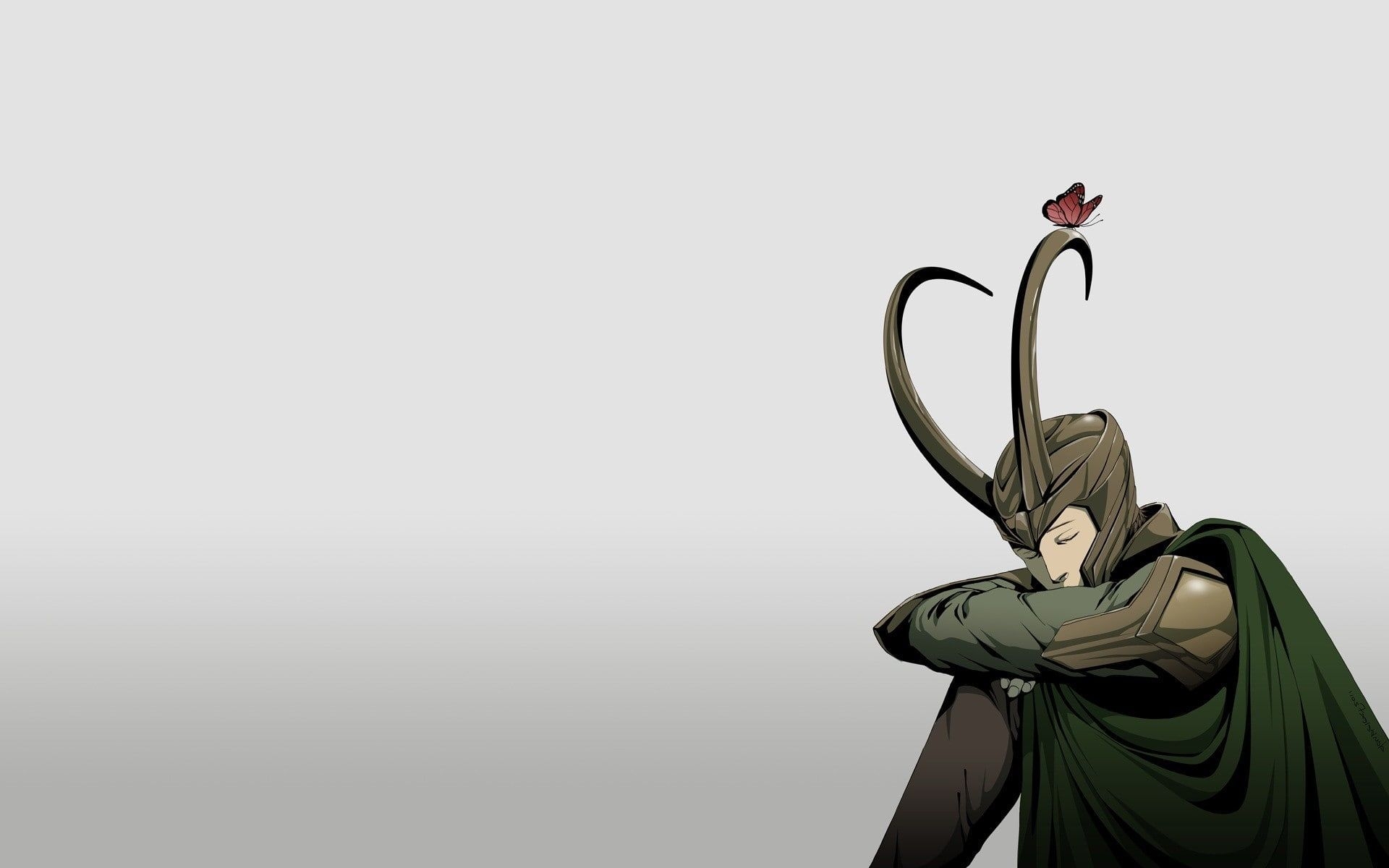 1920x1200 marvel comics loki simple background fan art gods norse butterflies  Animals Butterflies HD Art Marvel Comics #Lo. Loki wallpaper, Marvel wallpaper, Loki, Desktop