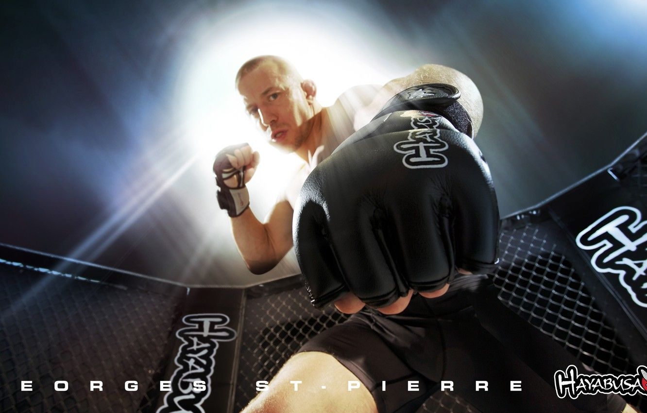 1340x850 Wallpaper MMA, UFC, Champion, Georges, Welterweight, Saint Pierre, GSP, St Pierre Image For Desktop, Section спорт, Desktop