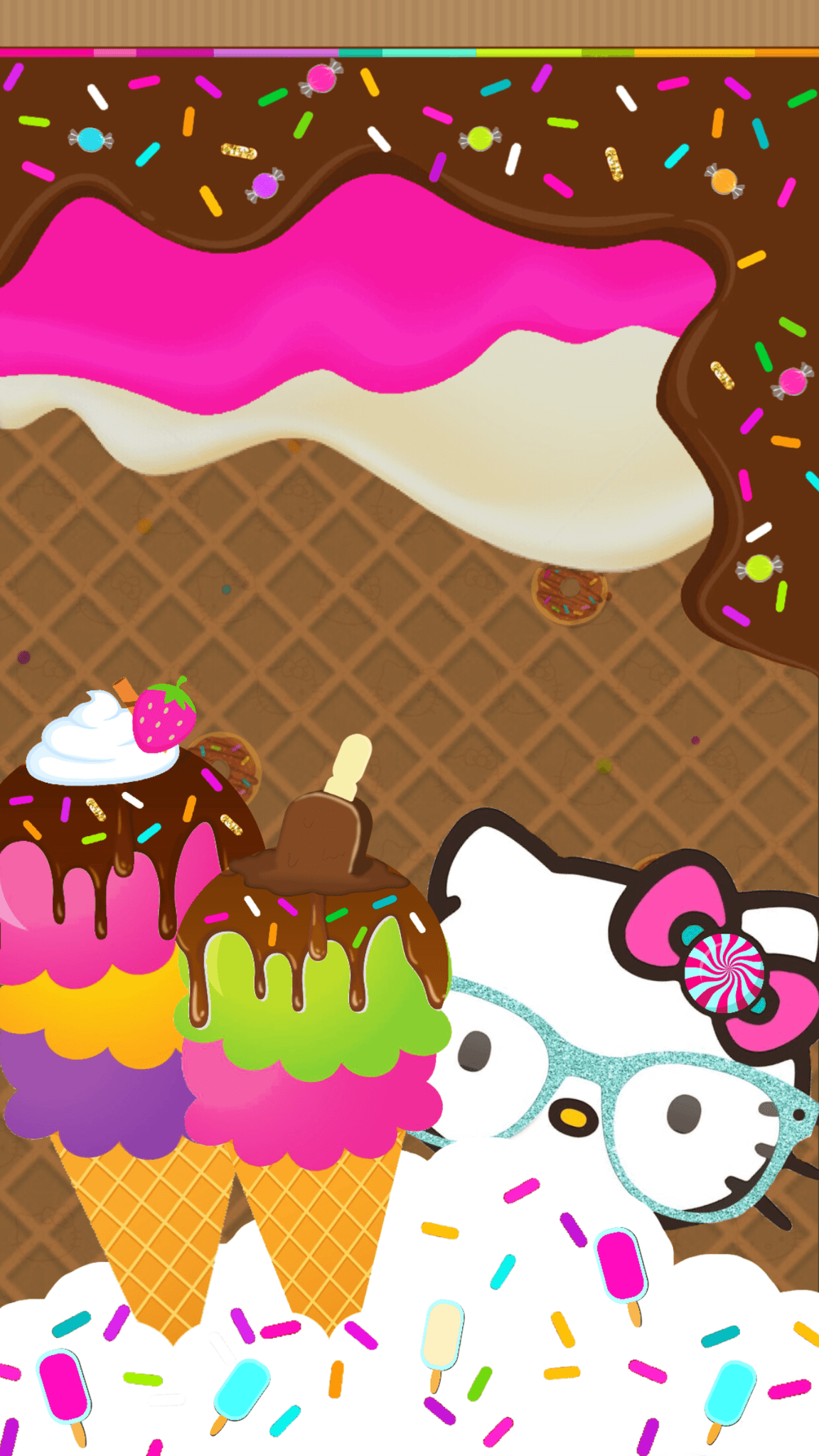 1160x2050 Dropbox Candyland. hello kitty. Hello, Phone