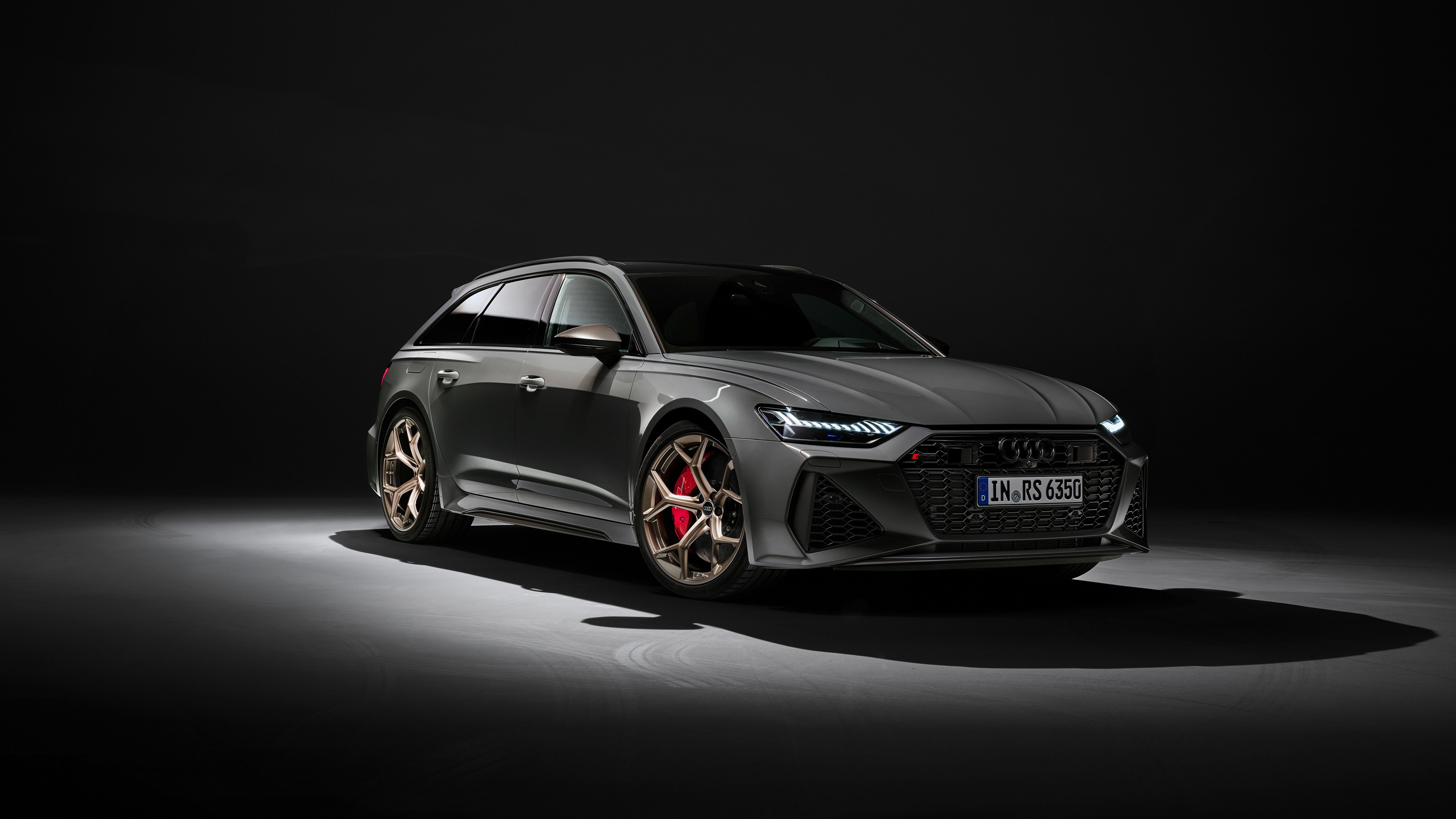 5120x2880 Audi RS 6 Avant Performance Wallpaper 4K, 5K, Black Dark, Desktop