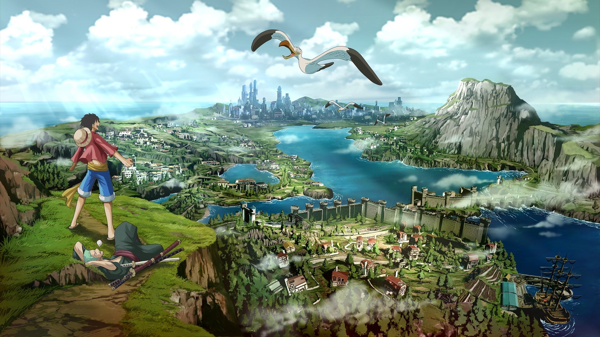 1920x1080 Free download Luffy taking in the view Wallpaper from One Piece World Seeker [] for your Desktop, Mobile & Tablet. Explore One Piece: World Seeker Wallpaper. One Piece: World, Desktop