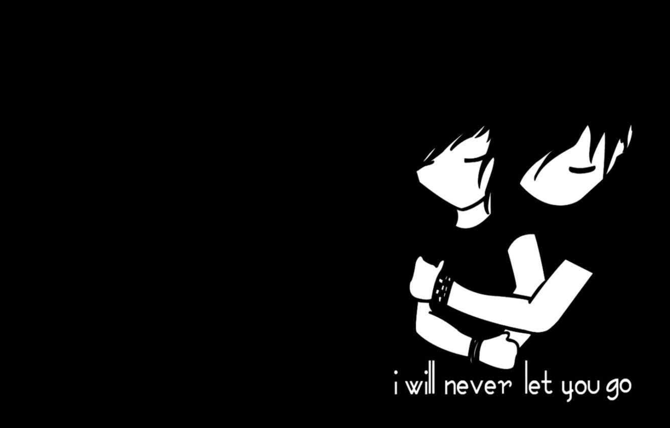 1330x850 Emo Love Quotes Black And White Wallpaper, Desktop