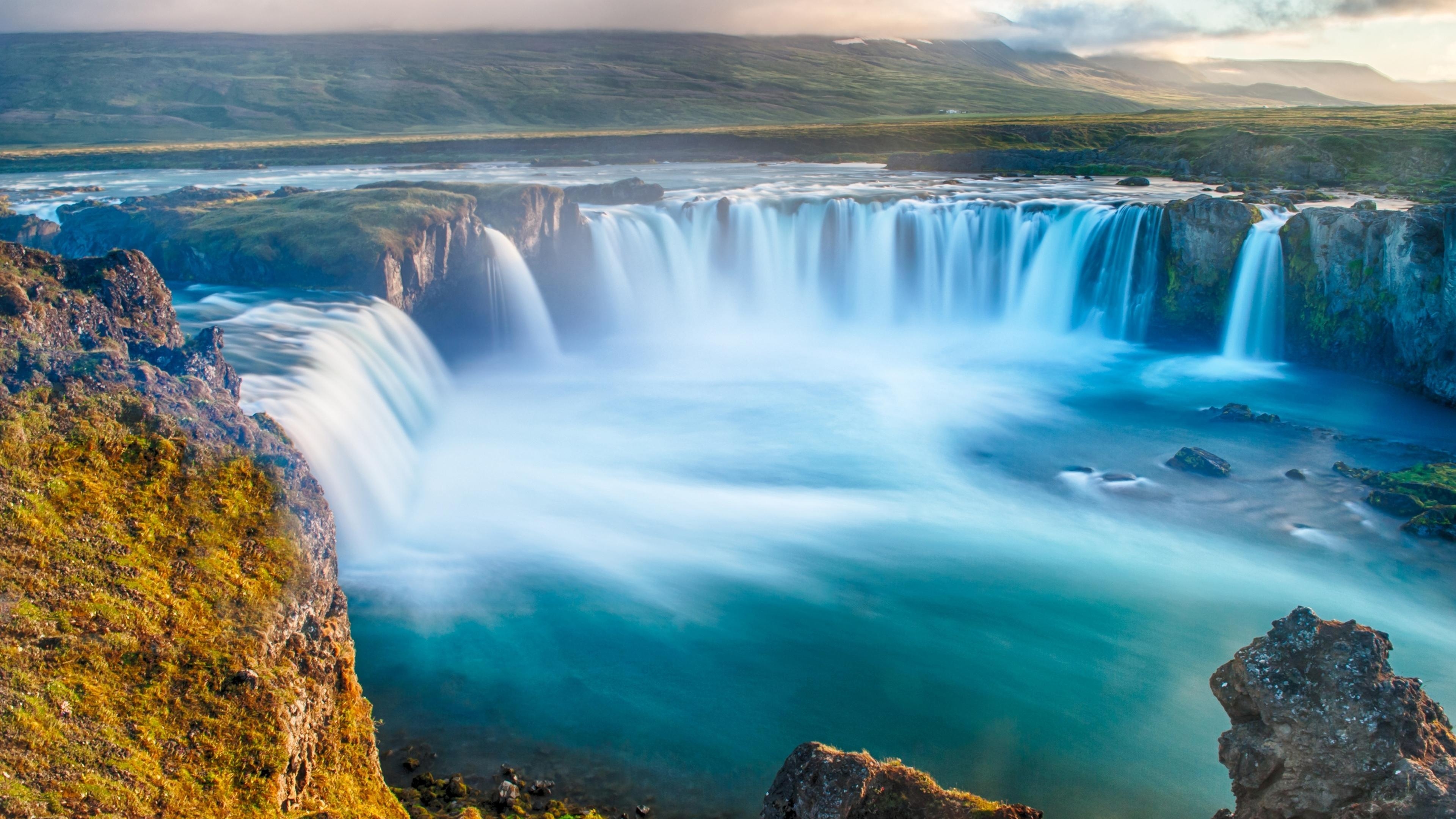 3840x2160 Magnificent waterfall 4K Ultra HD wallpaper, Desktop