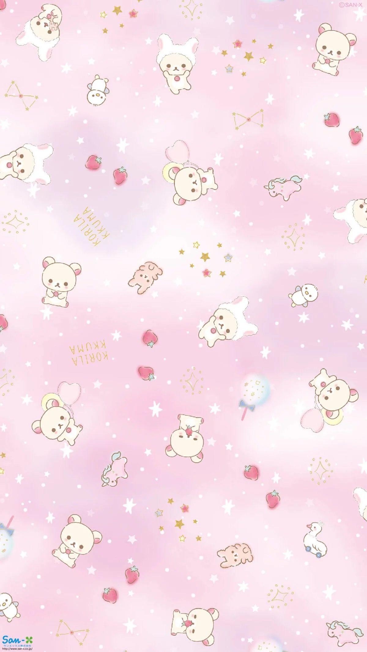 1200x2140 cute #wallpaper #background. Sanrio wallpaper, Rilakuma, Phone