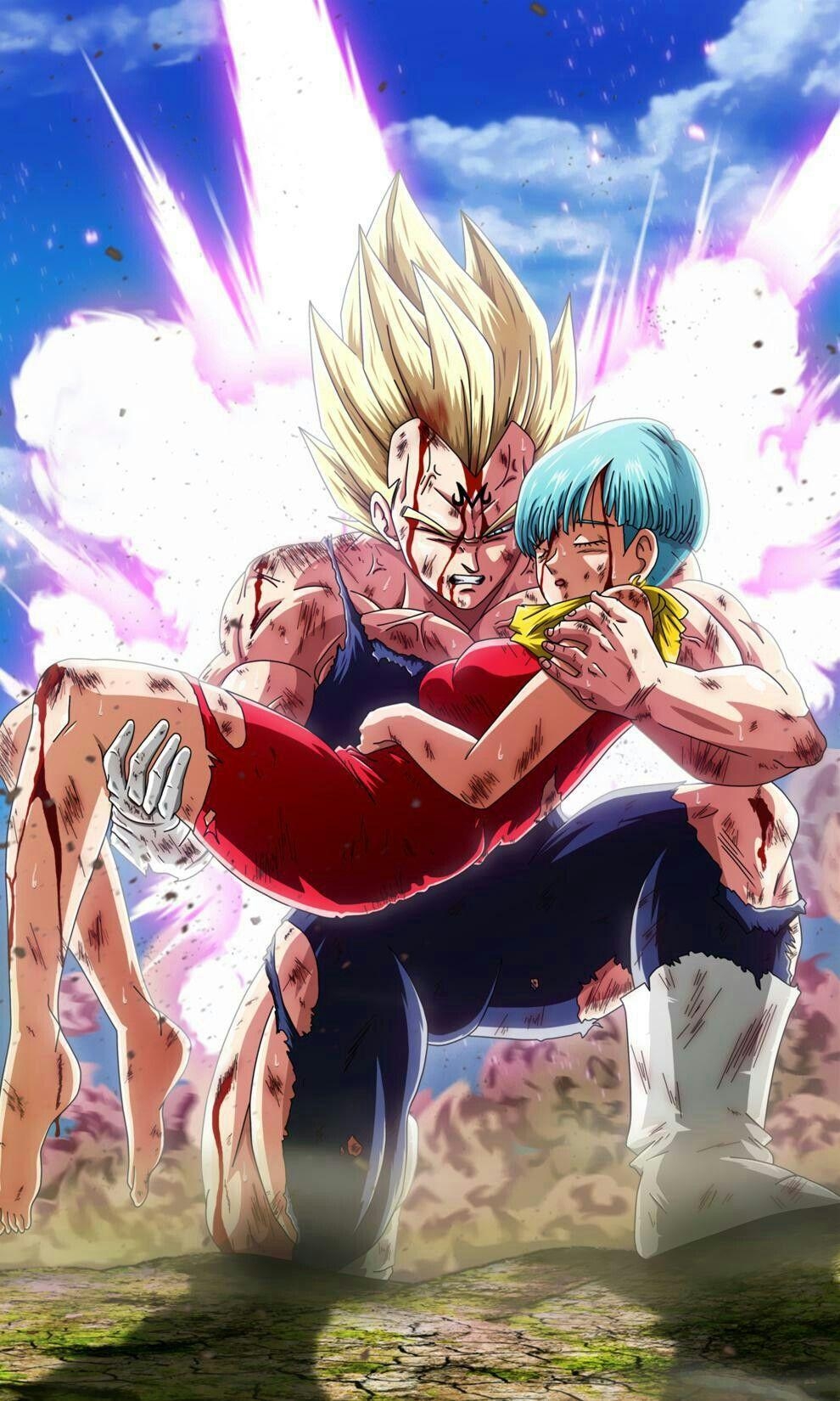 990x1650 Bulma x Vageta. Dragon ball, Dragon ball z, Bulma, Phone