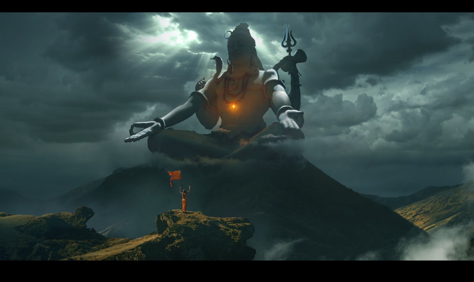 1600x960 Mahakal Artwork RRrooO In 2020. Lord Shiva HD Wallpaper, Lord Shiva Statue, HD Wallpaper For Laptop, Desktop