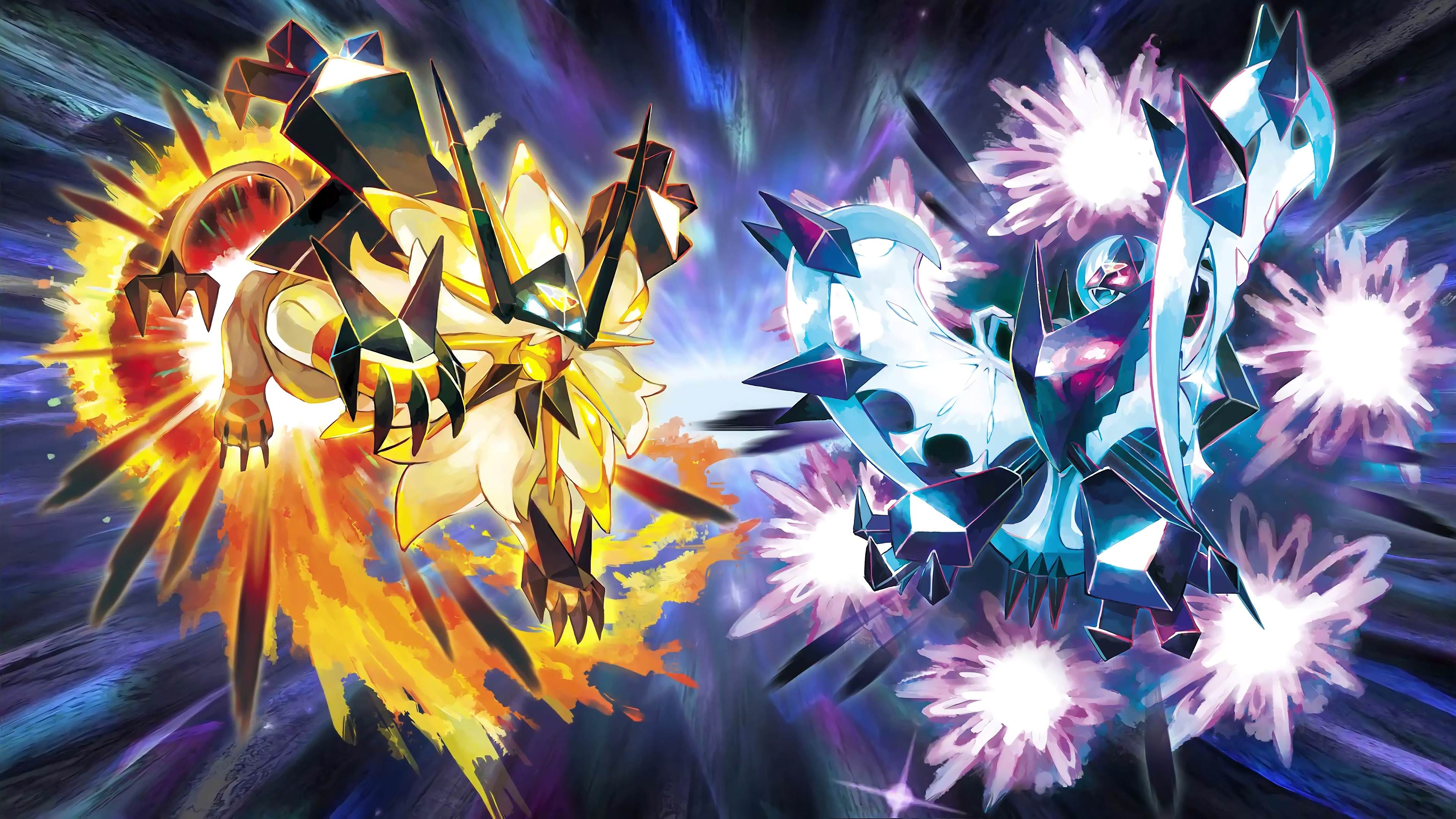 3840x2160 Dusk Mane Necrozma and Dawn Wings Ne.4K UHD Wallpaper, Desktop