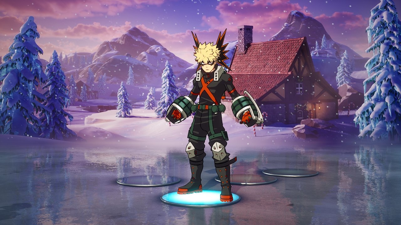 1280x720 Katsuki Bakugo Fortnite wallpaper, Desktop