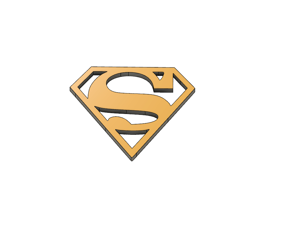 1030x770 Download free 3D print files Superman logo ・ Cults, Desktop