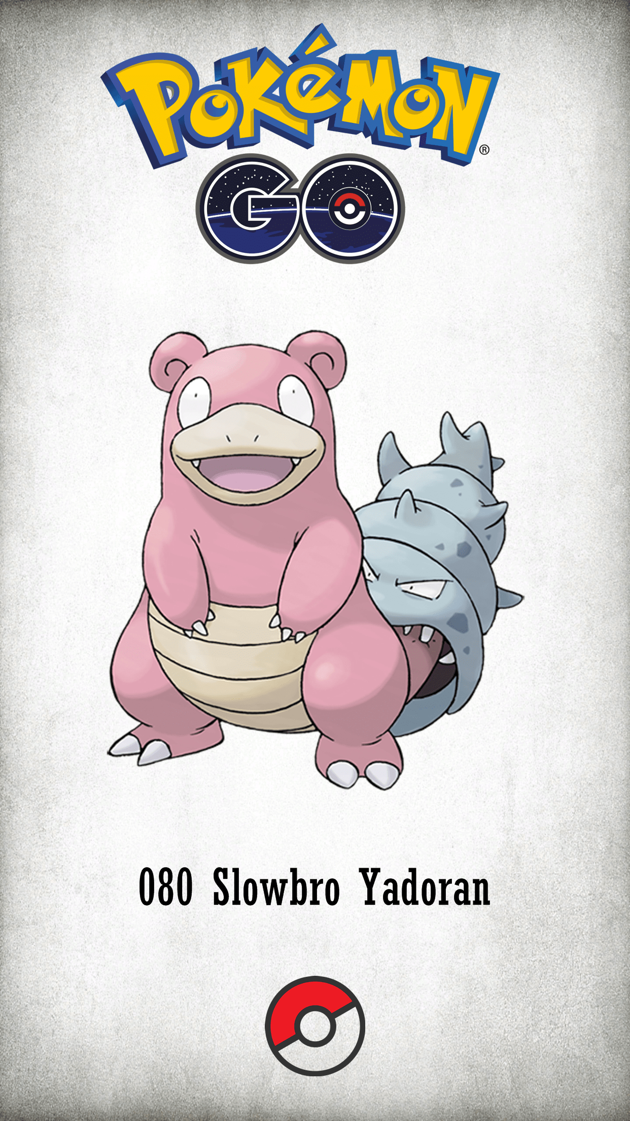 1250x2210 Character Slowbro Yadoran, Phone