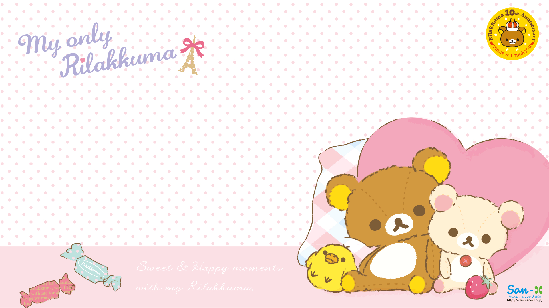 1920x1080 Rilakkuma Wallpaper, Desktop