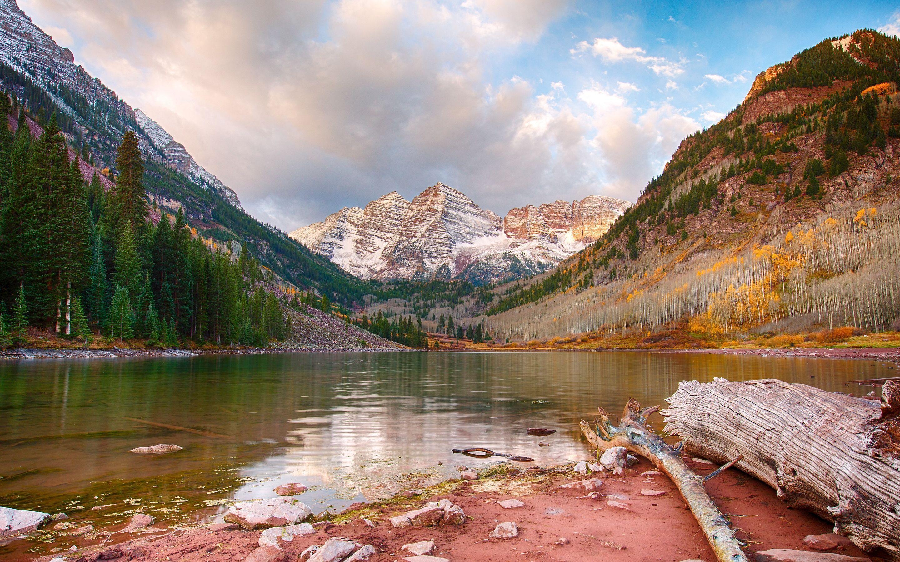 2880x1800 Maroon Lake Aspen Colorado Wallpaper, Desktop