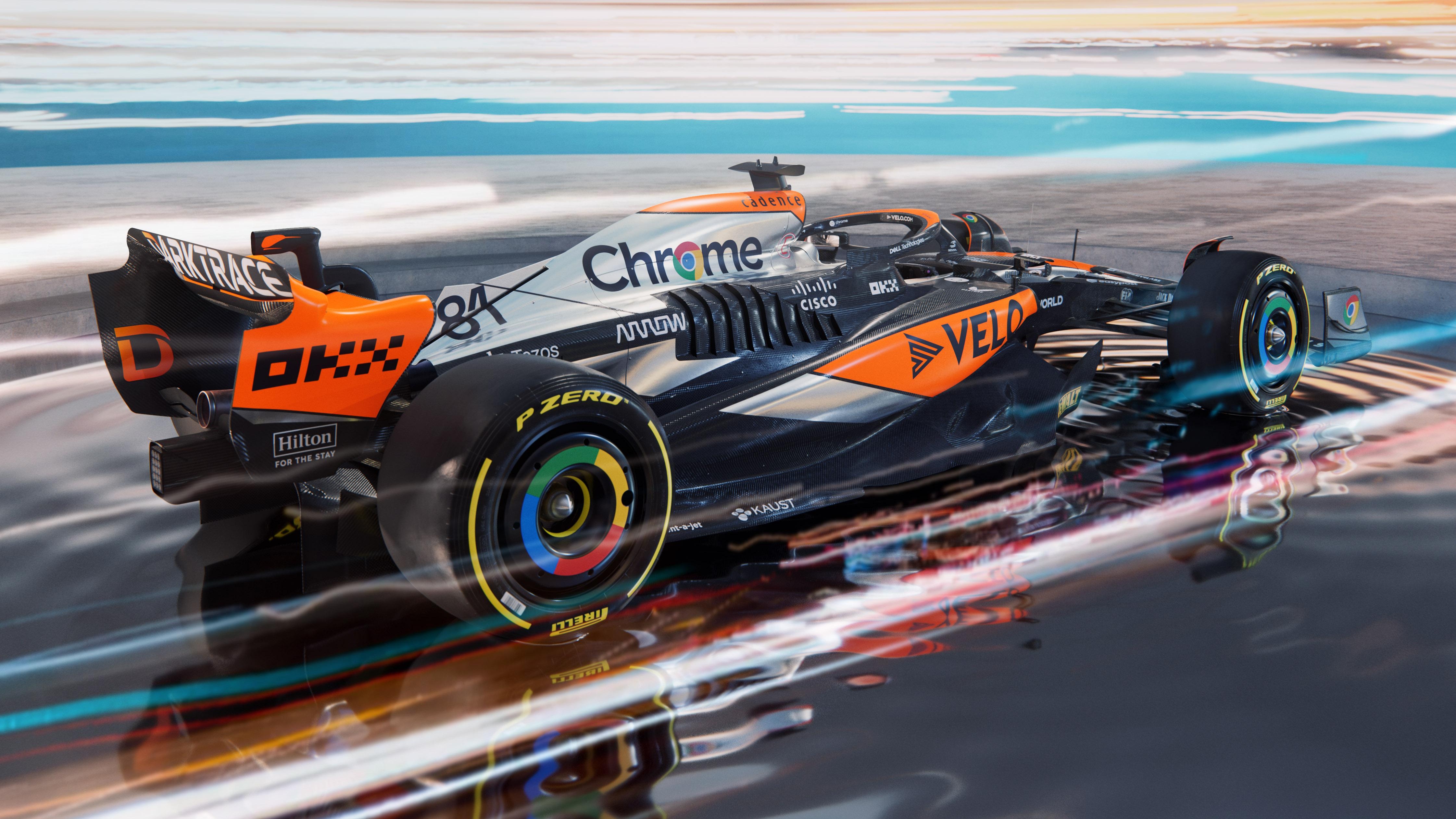 4490x2530 Oscar Piastri [Chrome Livery 2023], Desktop