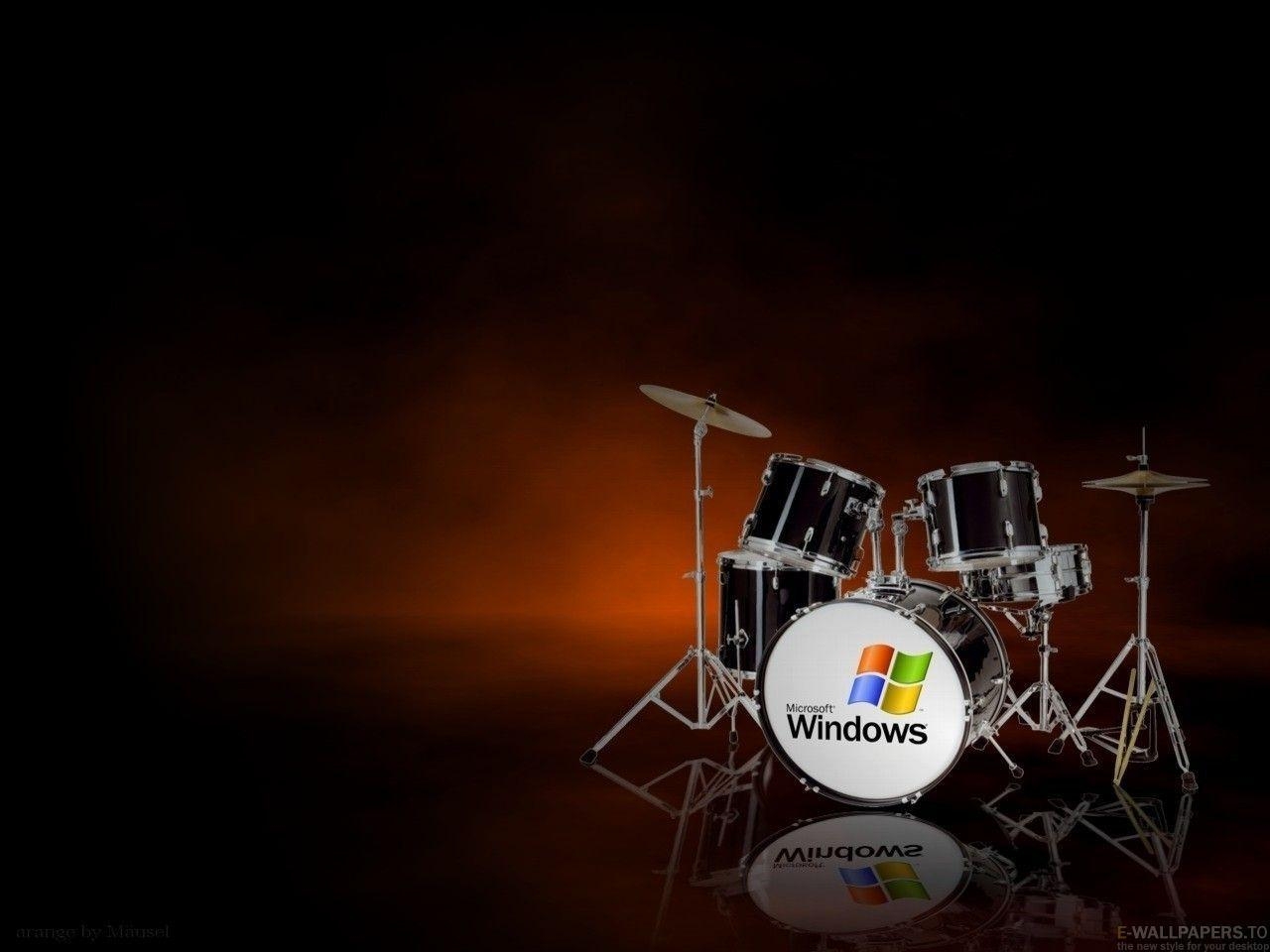 1280x960 Drum Set Wallpaper 3D, Desktop