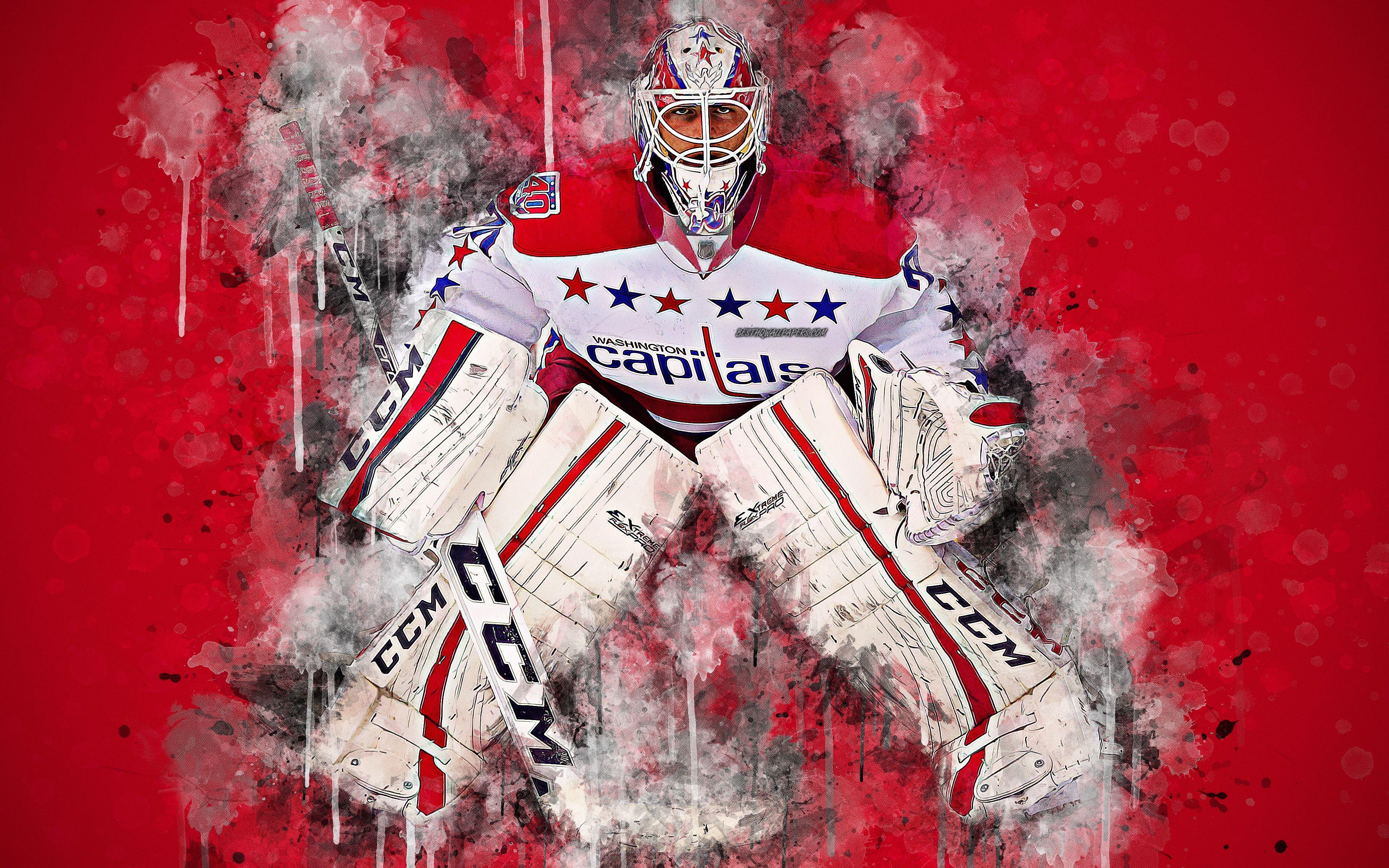 3840x2400 Download wallpaper Braden Holtby, 4k, Canadian hockey player, Desktop