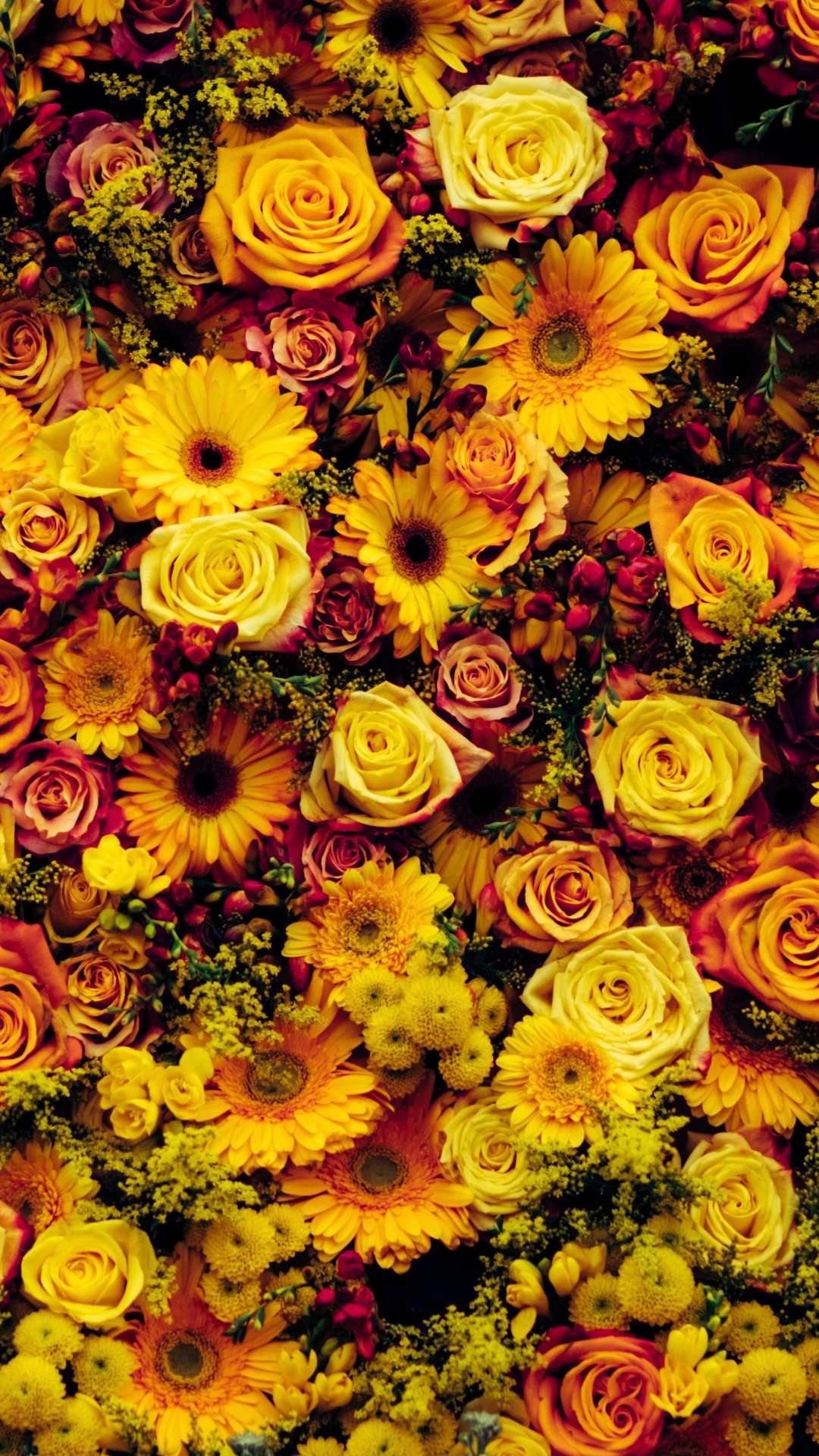 1080x1920 Sunflower, Cut Flowers, Flower Arranging, Spring, Flower Wallpaper, Phone