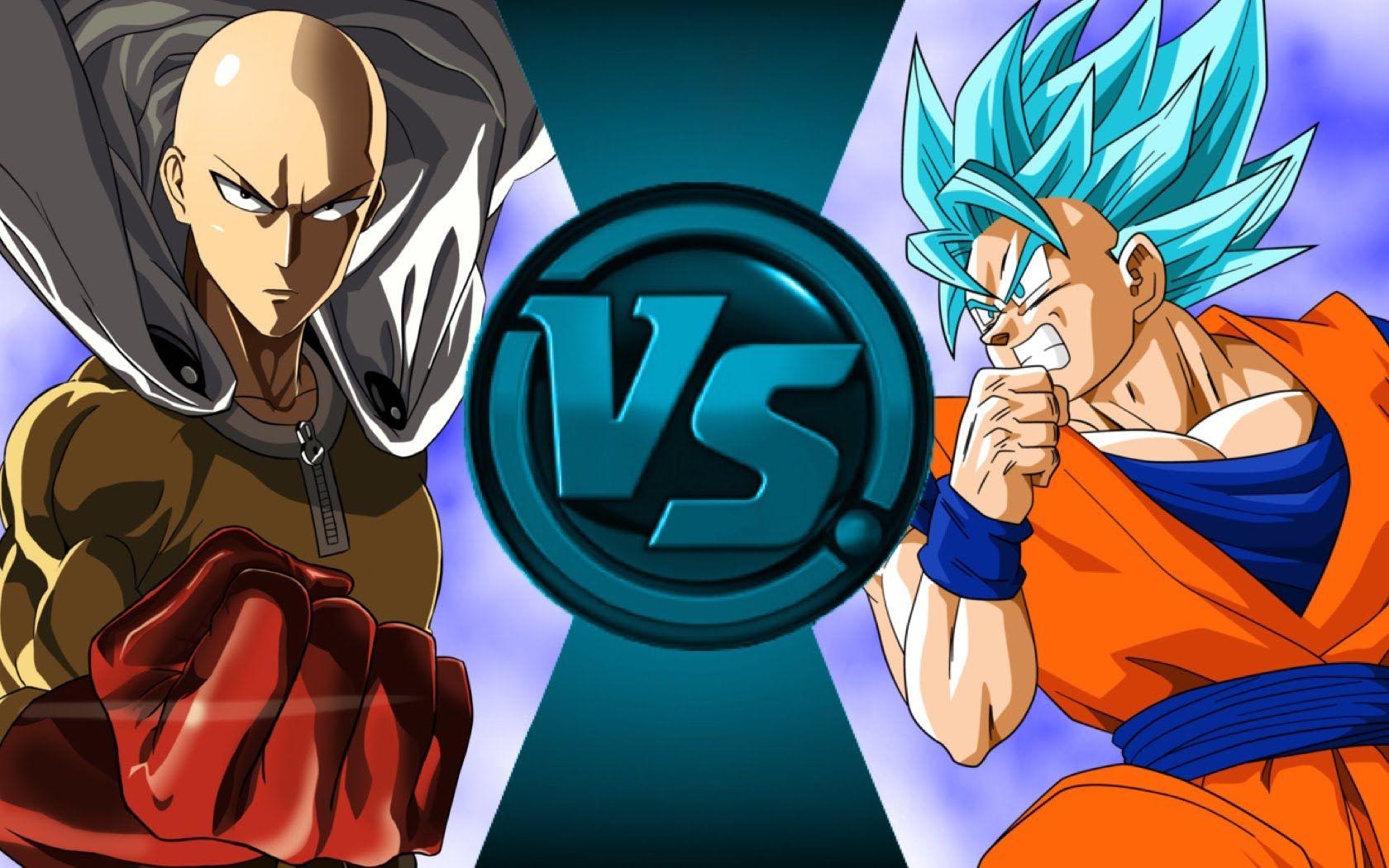 1680x1050 Goku vs Saitama (One Punch Man) Animation by: IOAnimation, Desktop