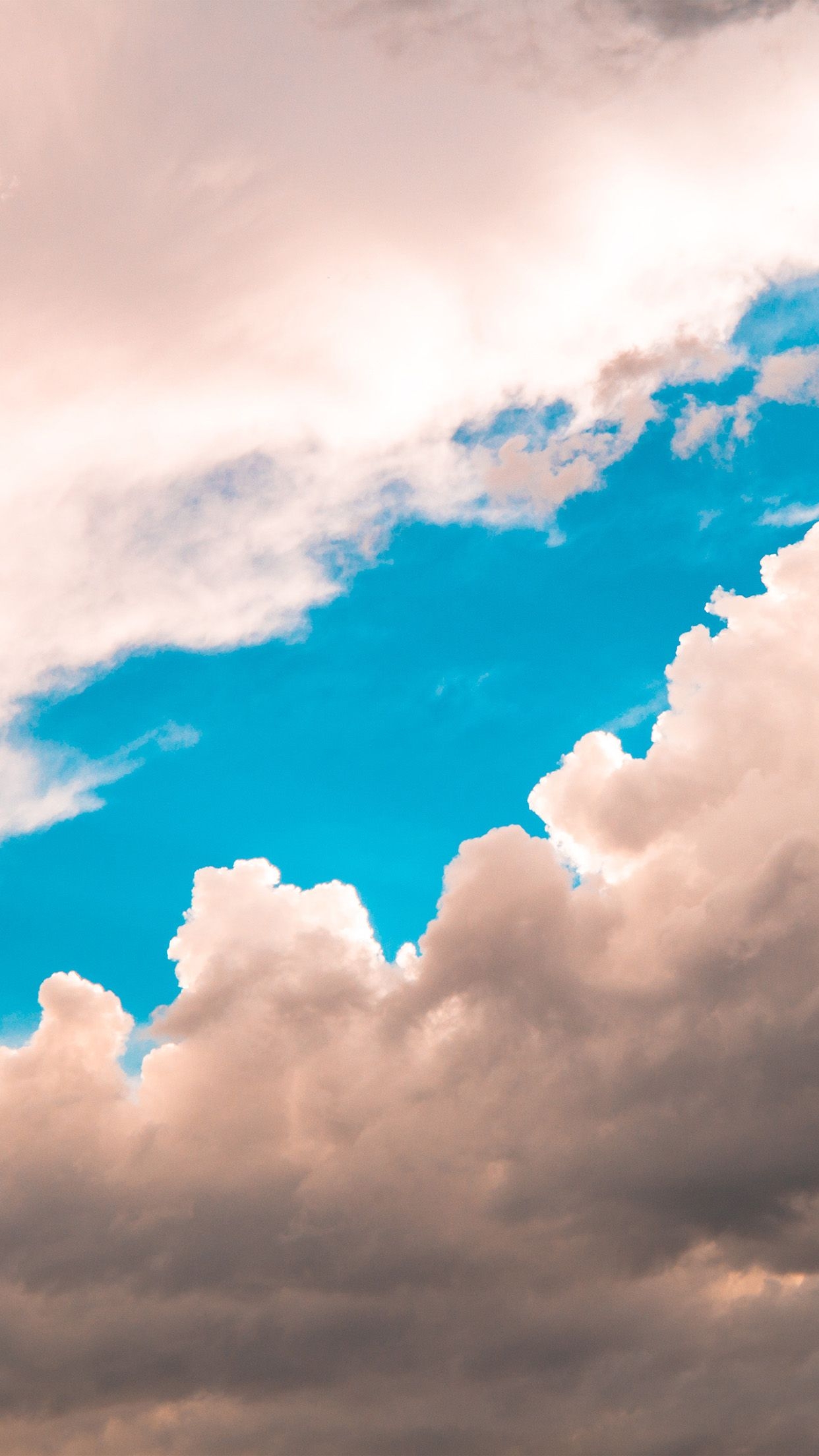 1250x2210 iPhone X wallpaper. cloud sky summer nature, Phone