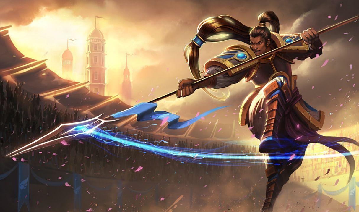 1220x720 Xin Zhao of Legends Wallpaper, Desktop