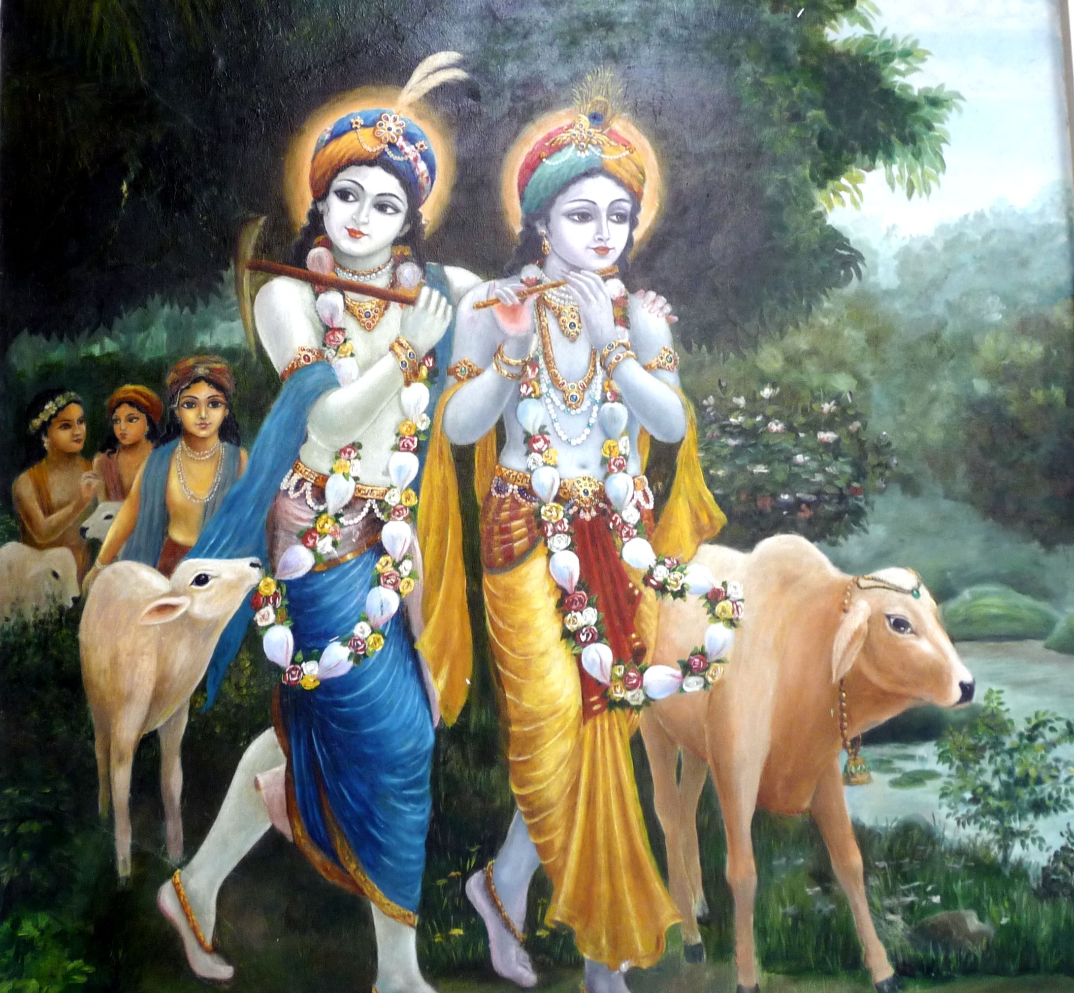 2190x2020 Krishna Balaram Wallpaper, Desktop