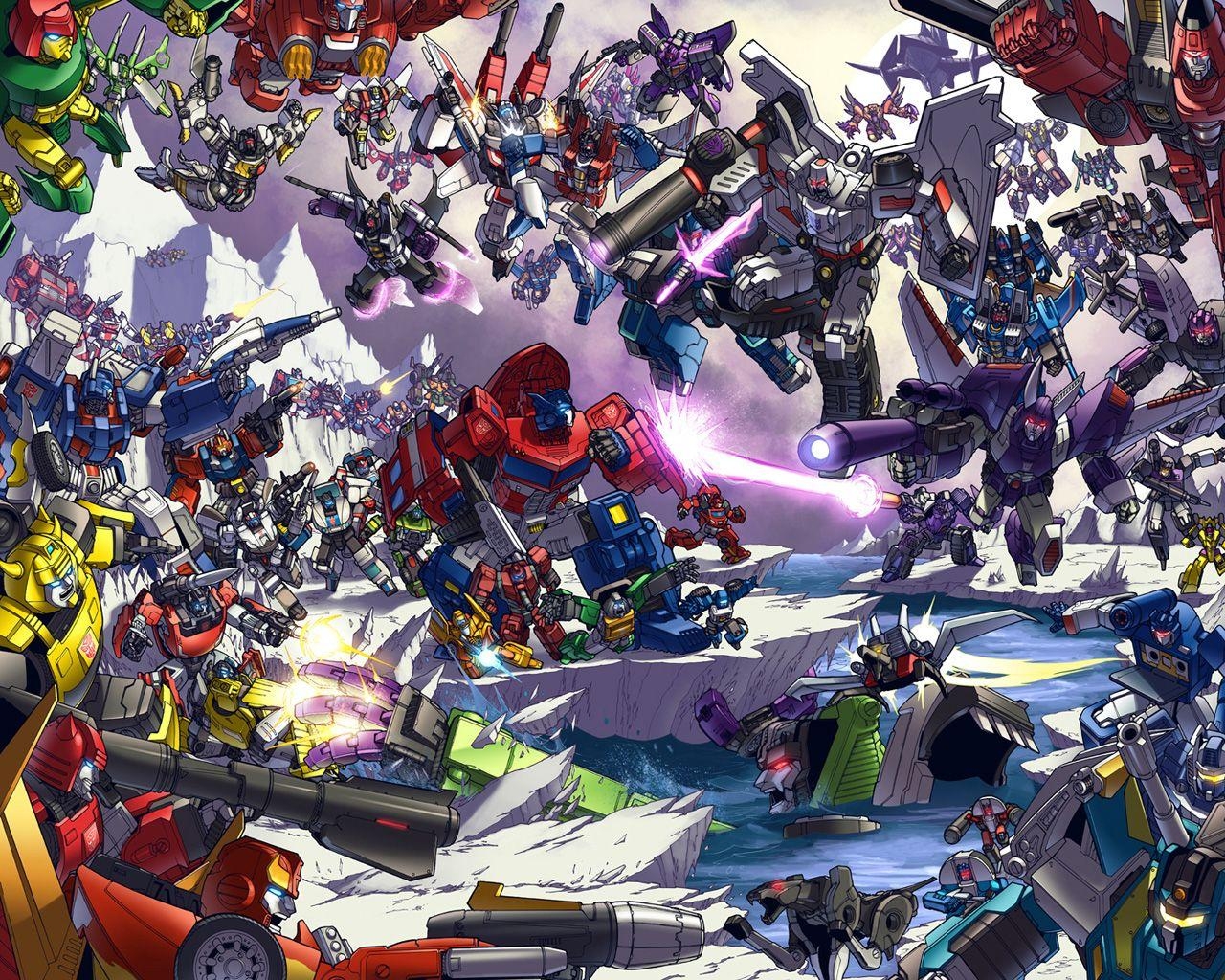 1280x1030 1280×1024 xTransformers Battle Collage, Desktop