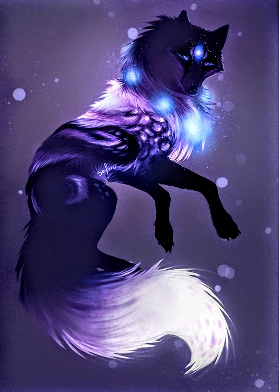 920x1280 Galaxy Wolf Wallpaper, Phone