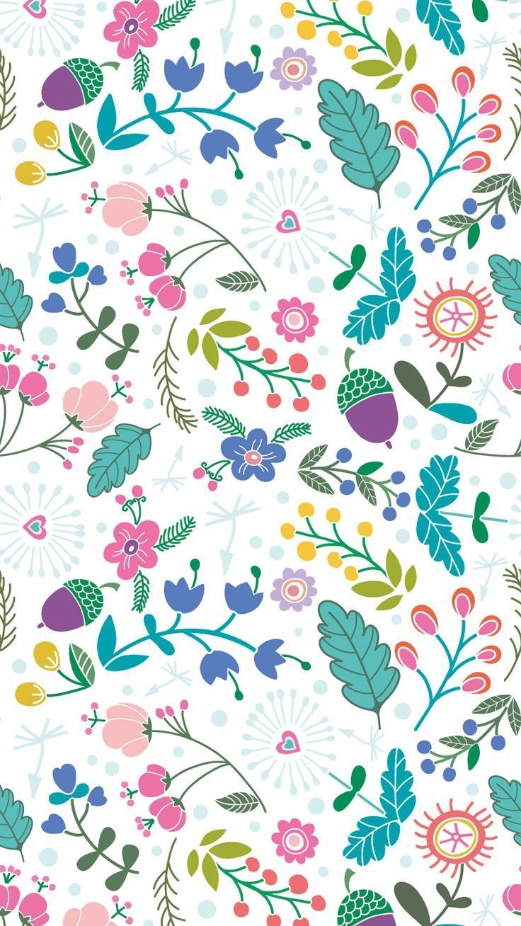 740x1310 Spring Pattern Wallpaper Free Spring Pattern Background, Phone