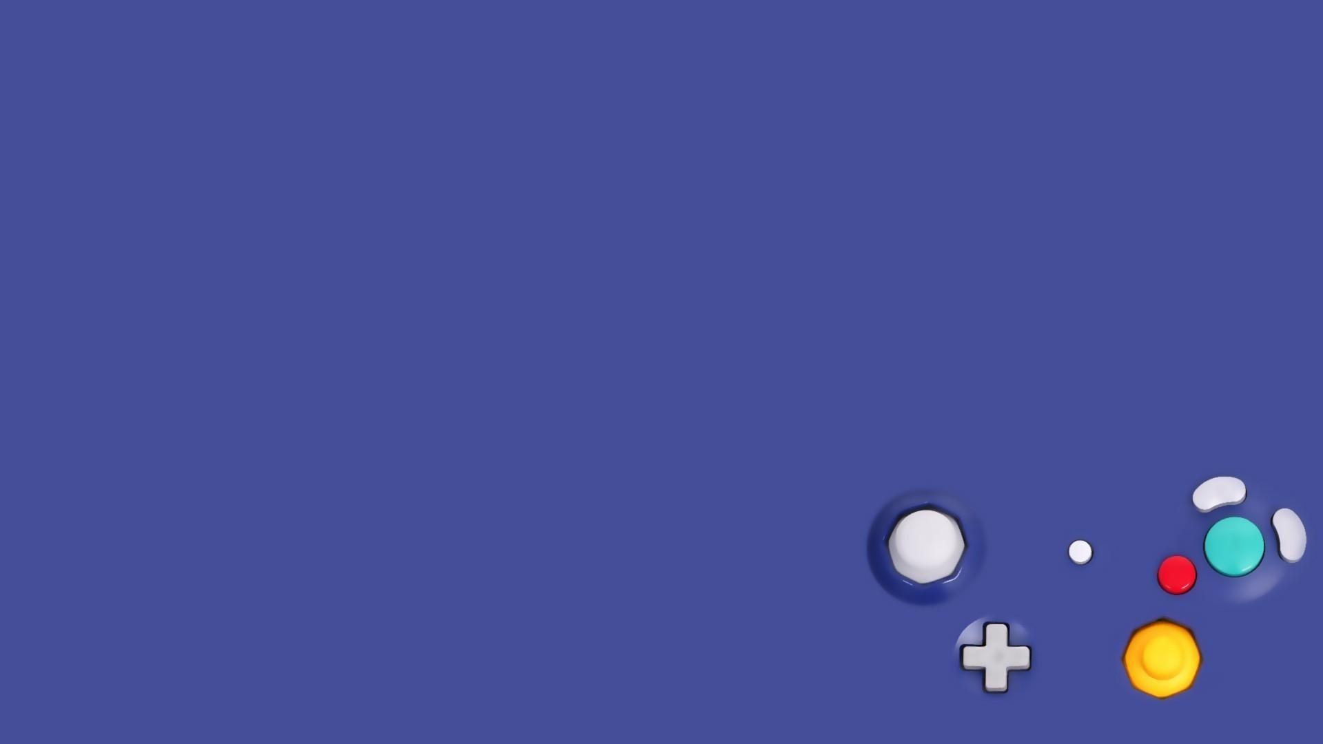 1920x1080 Nintendo controllers game gamecube minimalistic wallpaper, Desktop