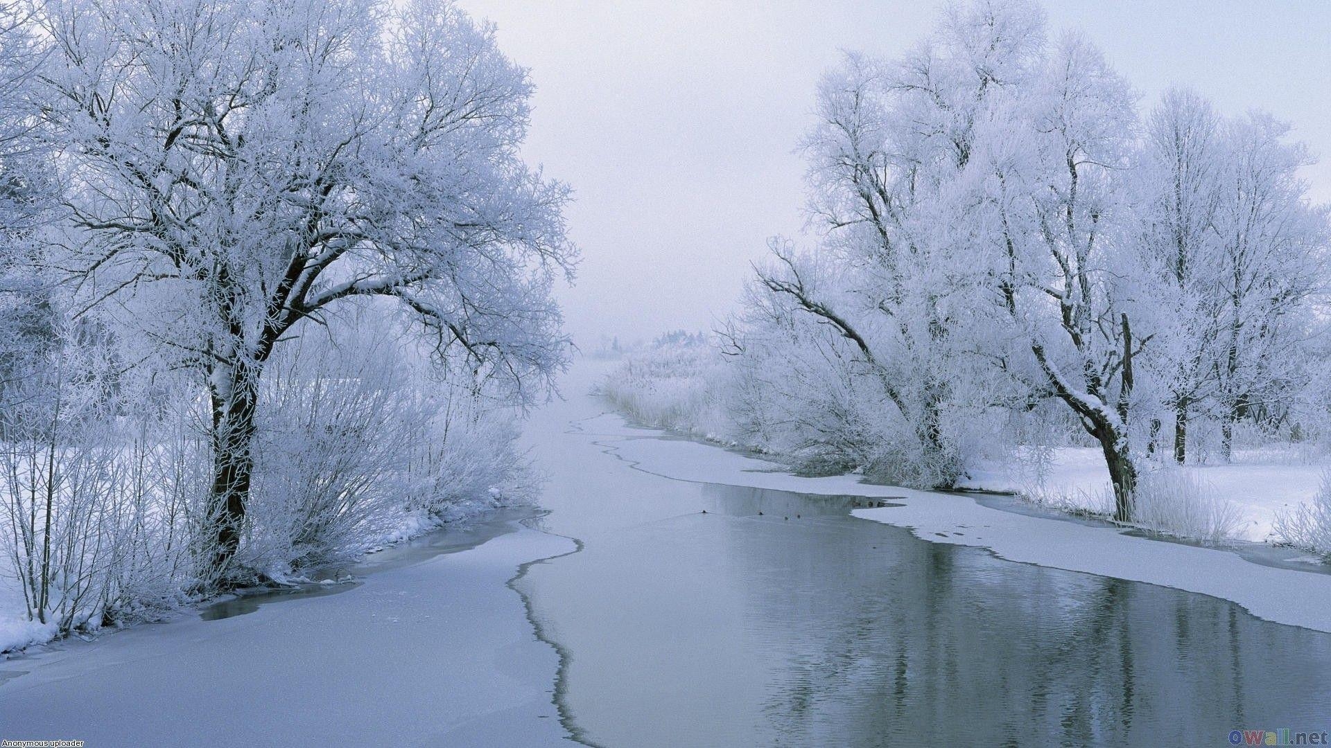 1920x1080 Wonderful White River Winter Wallpaper HD Wallpaper, Desktop