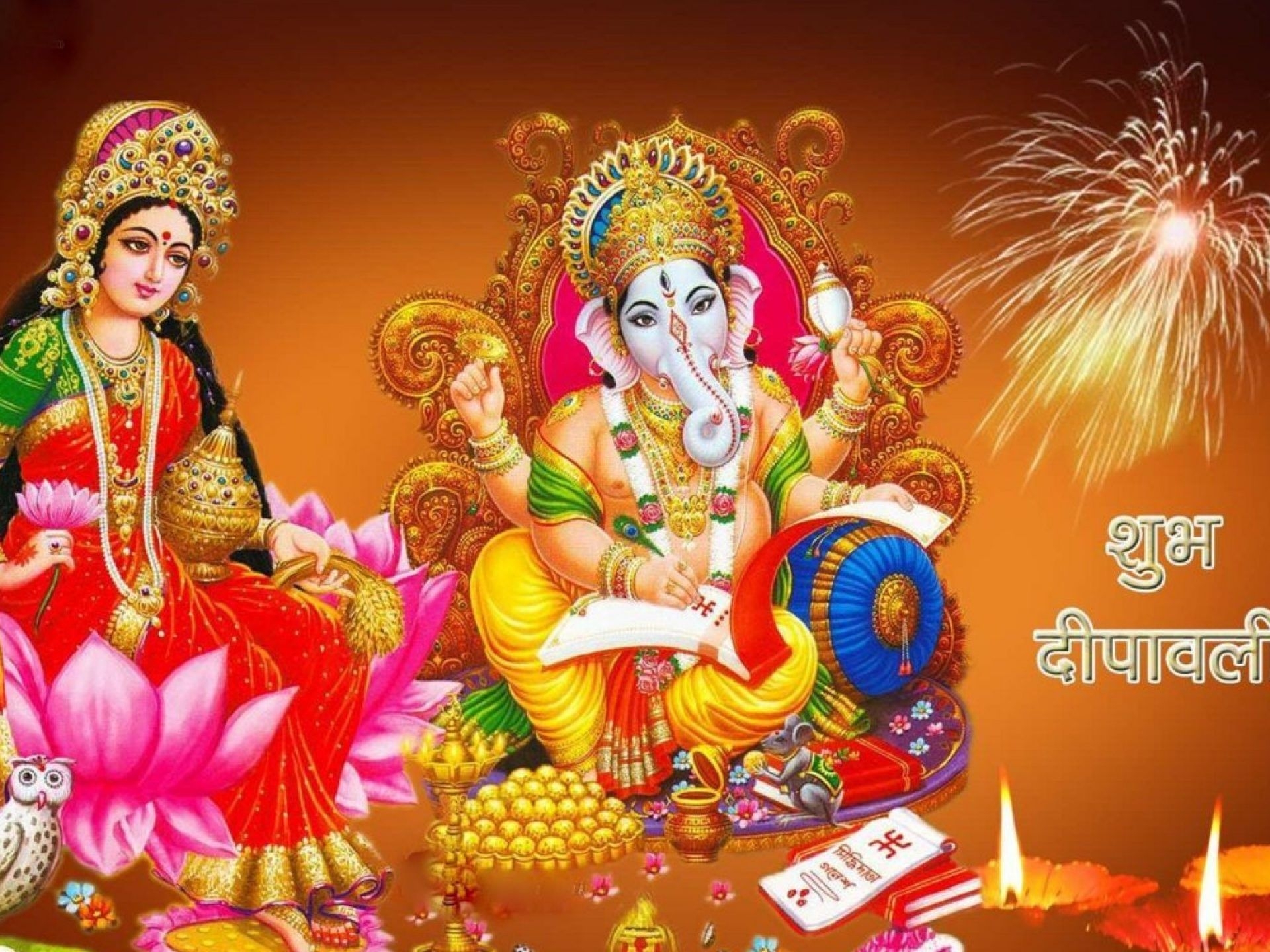 1920x1440 Goddess Lakshmi And Lord Ganesha Picture Hindu Wallpaper 2880x1800, Desktop