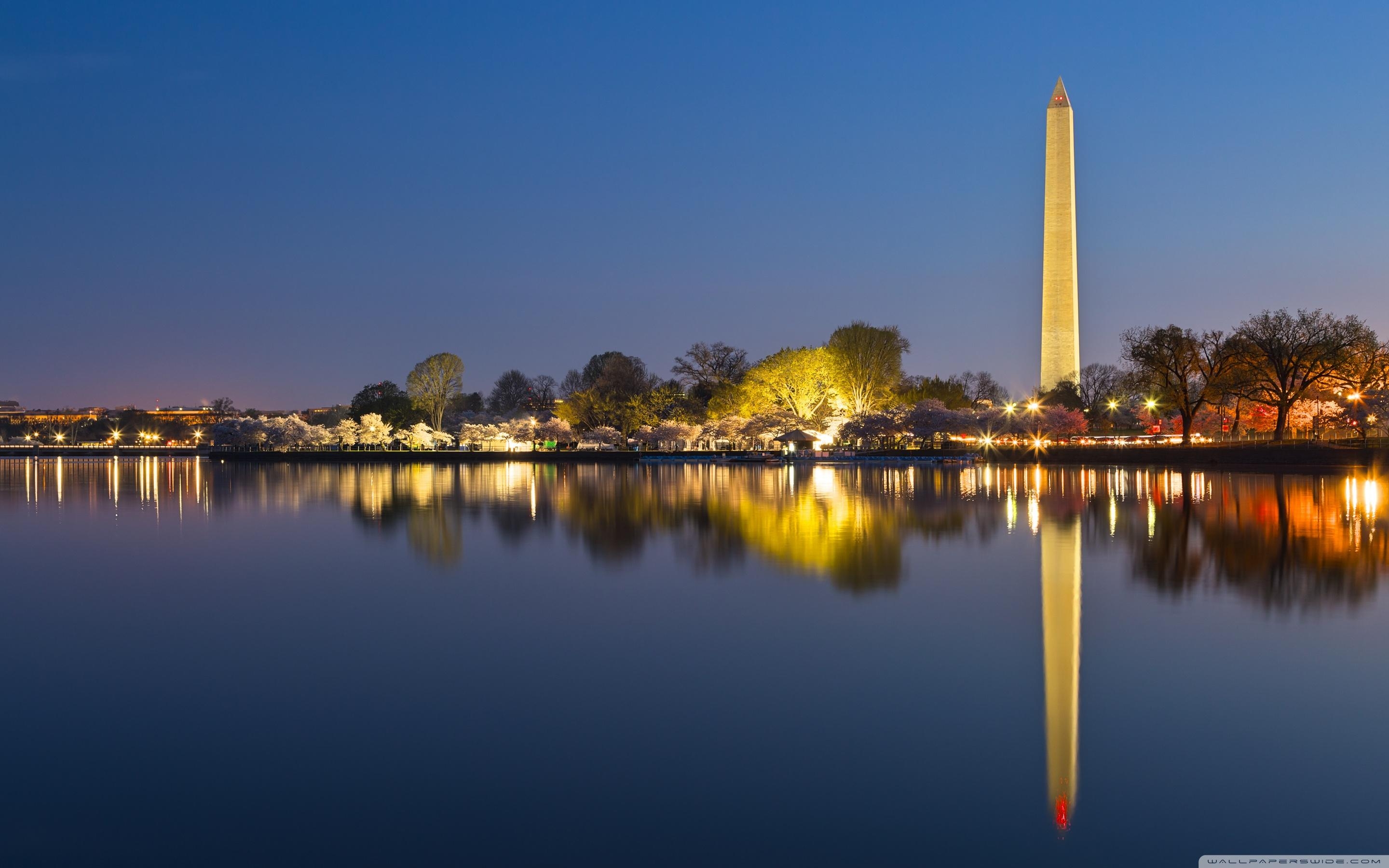 2880x1800 Washington DC Memorials at Night ❤ 4K HD Desktop Wallpaper for 4K, Desktop