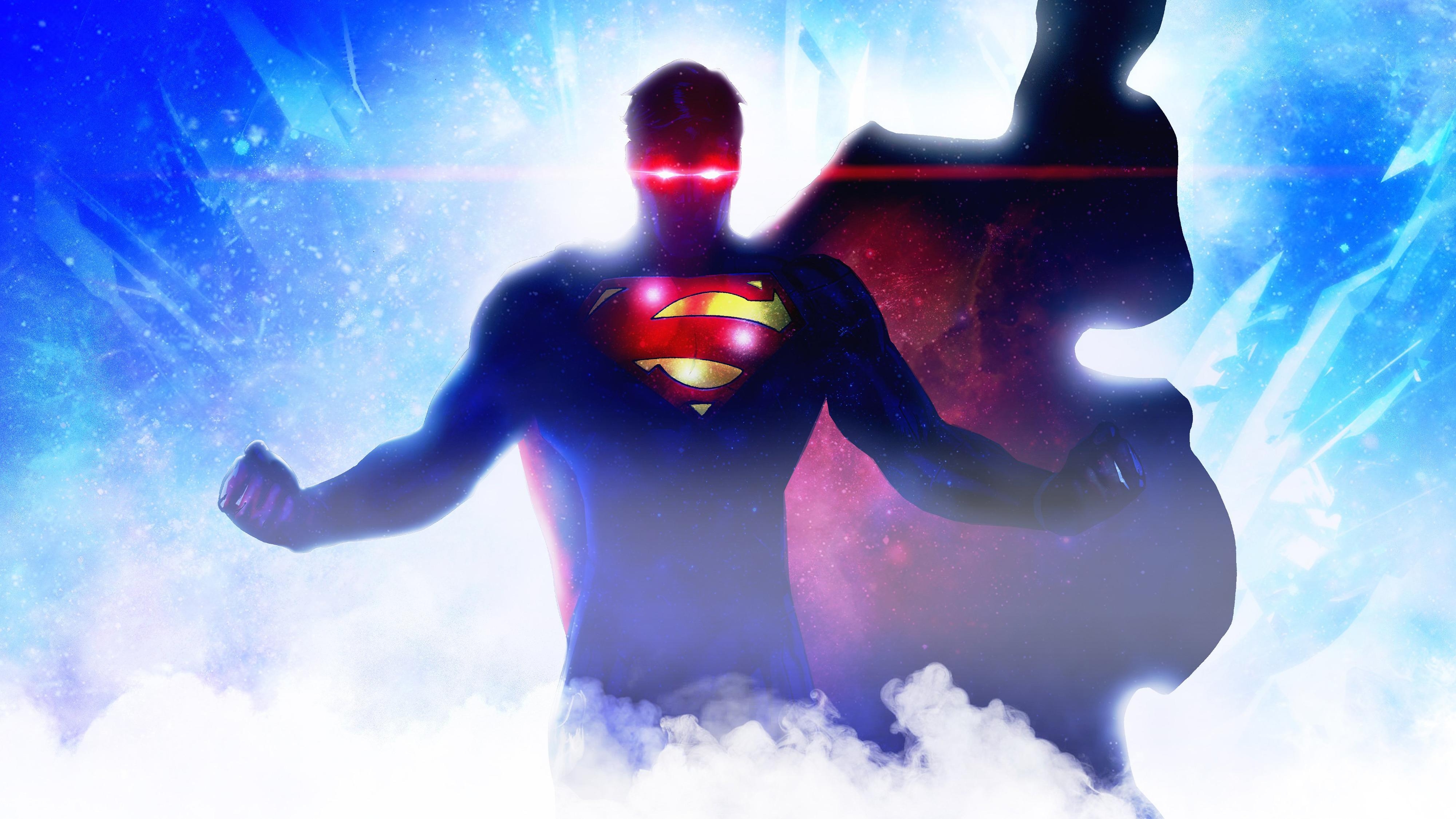 4000x2250 Superman Heat Vision 4K Wallpaper, Desktop